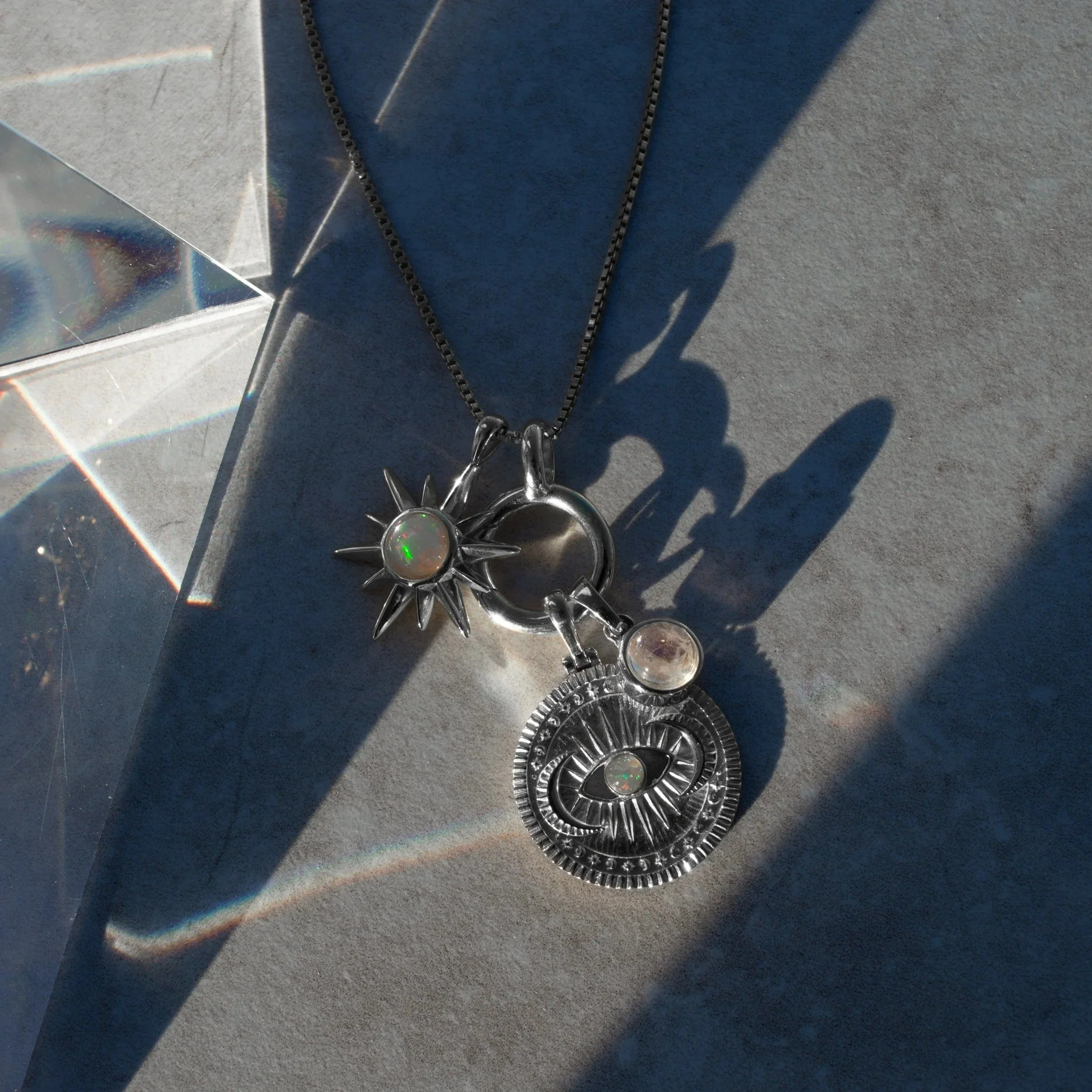 Cosmic Eye Coin Necklace - Image 4
