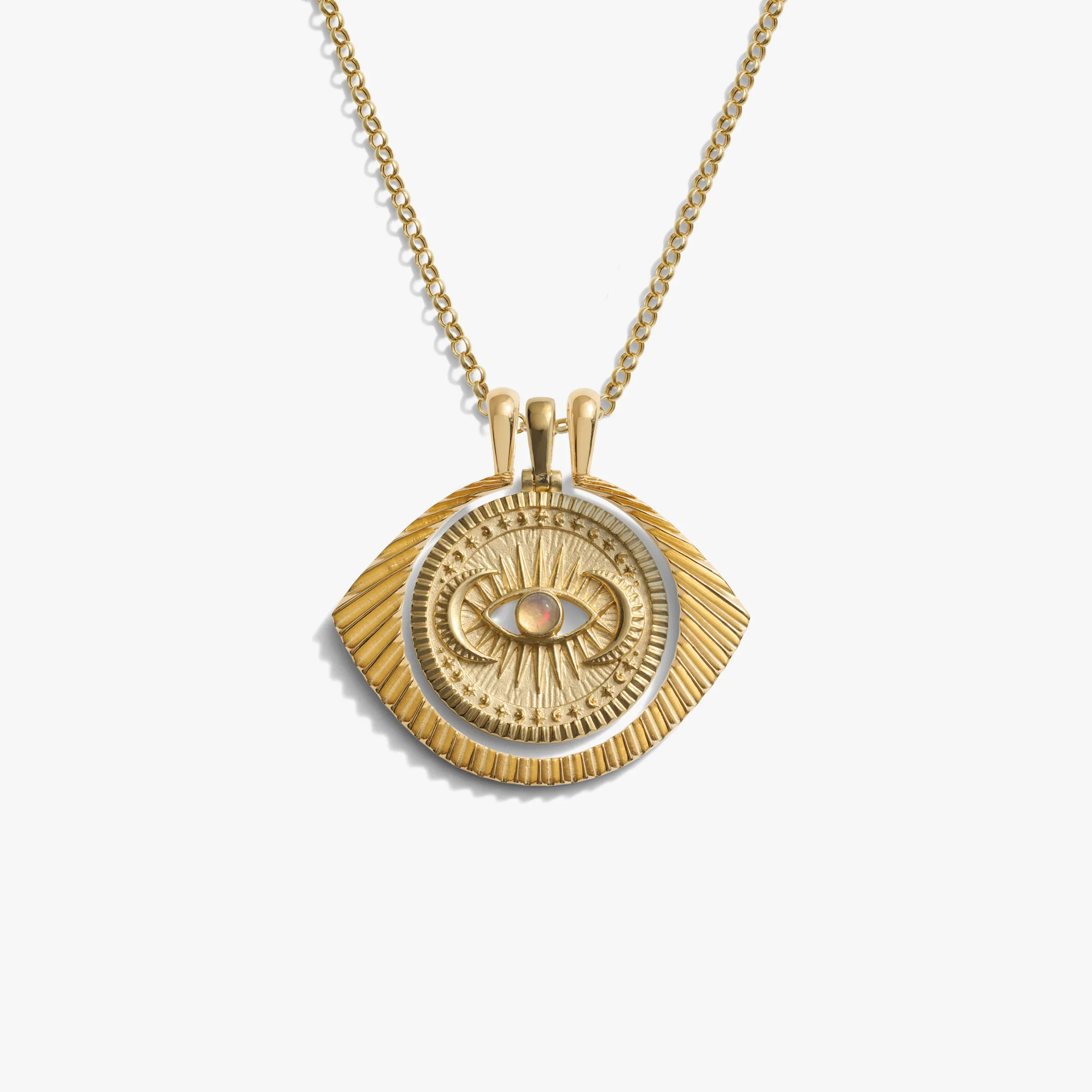 Cosmic Eye Halo Necklace