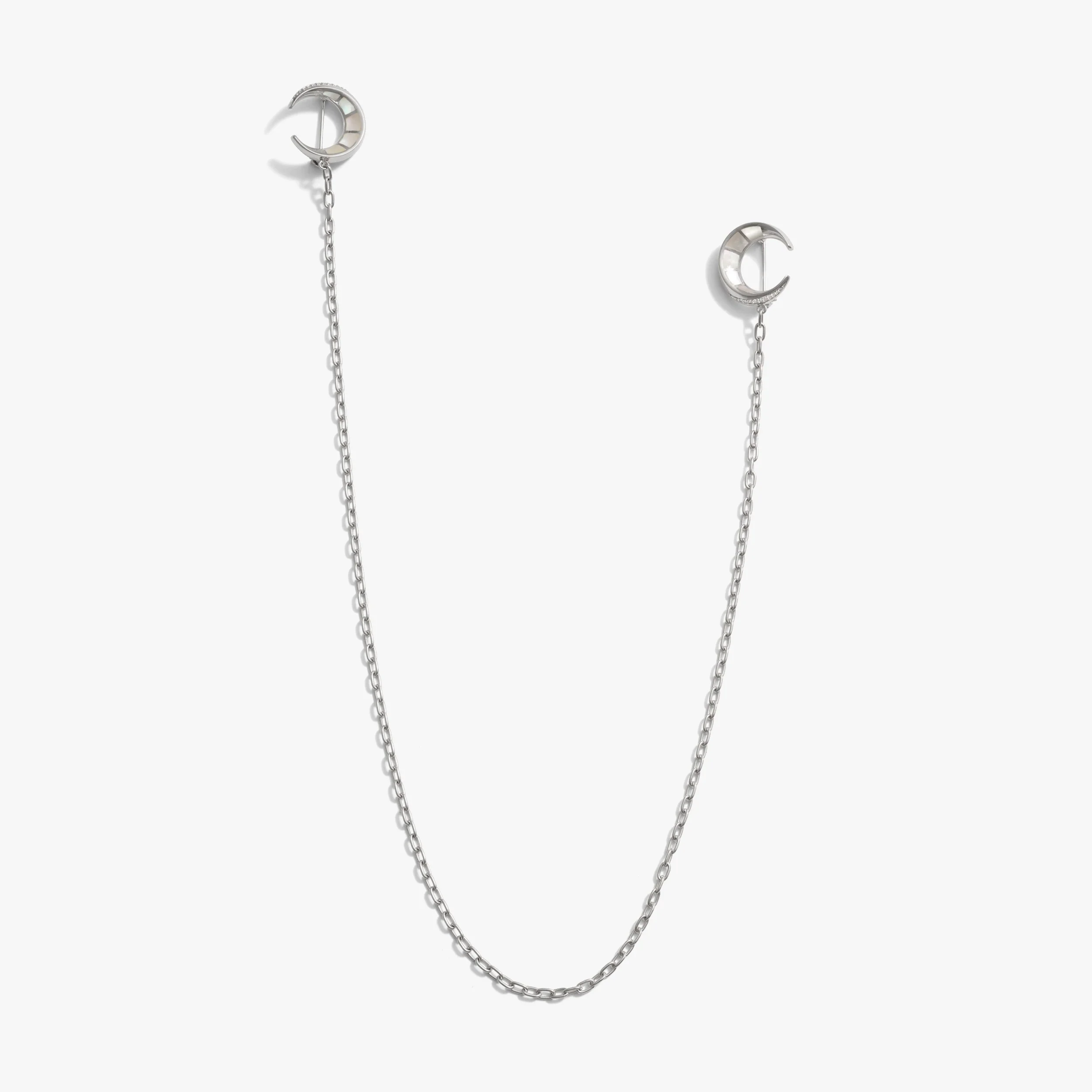 Double Crescent Moon Brooch - Image 7