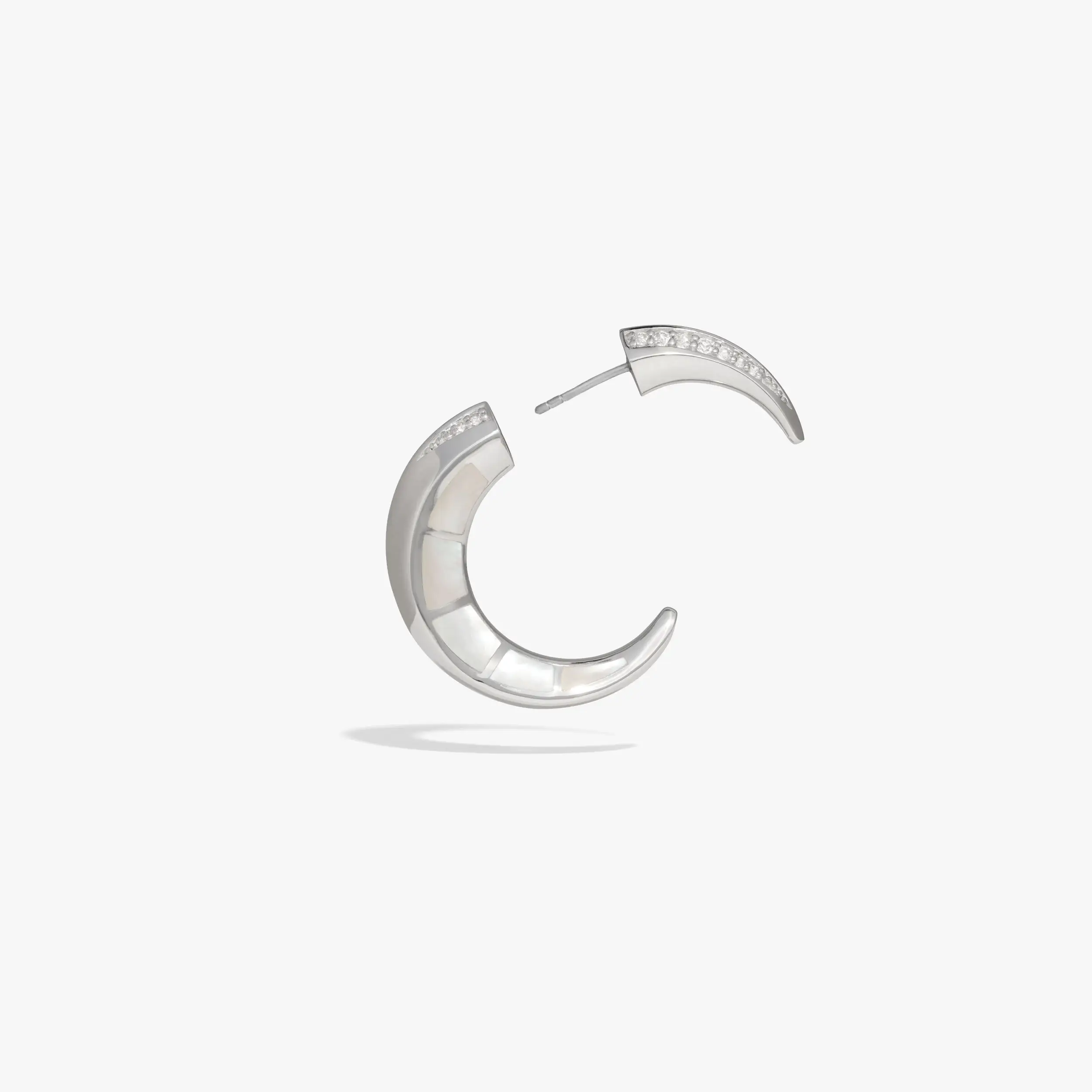 Statement Crescent Moon Earrings - Image 5