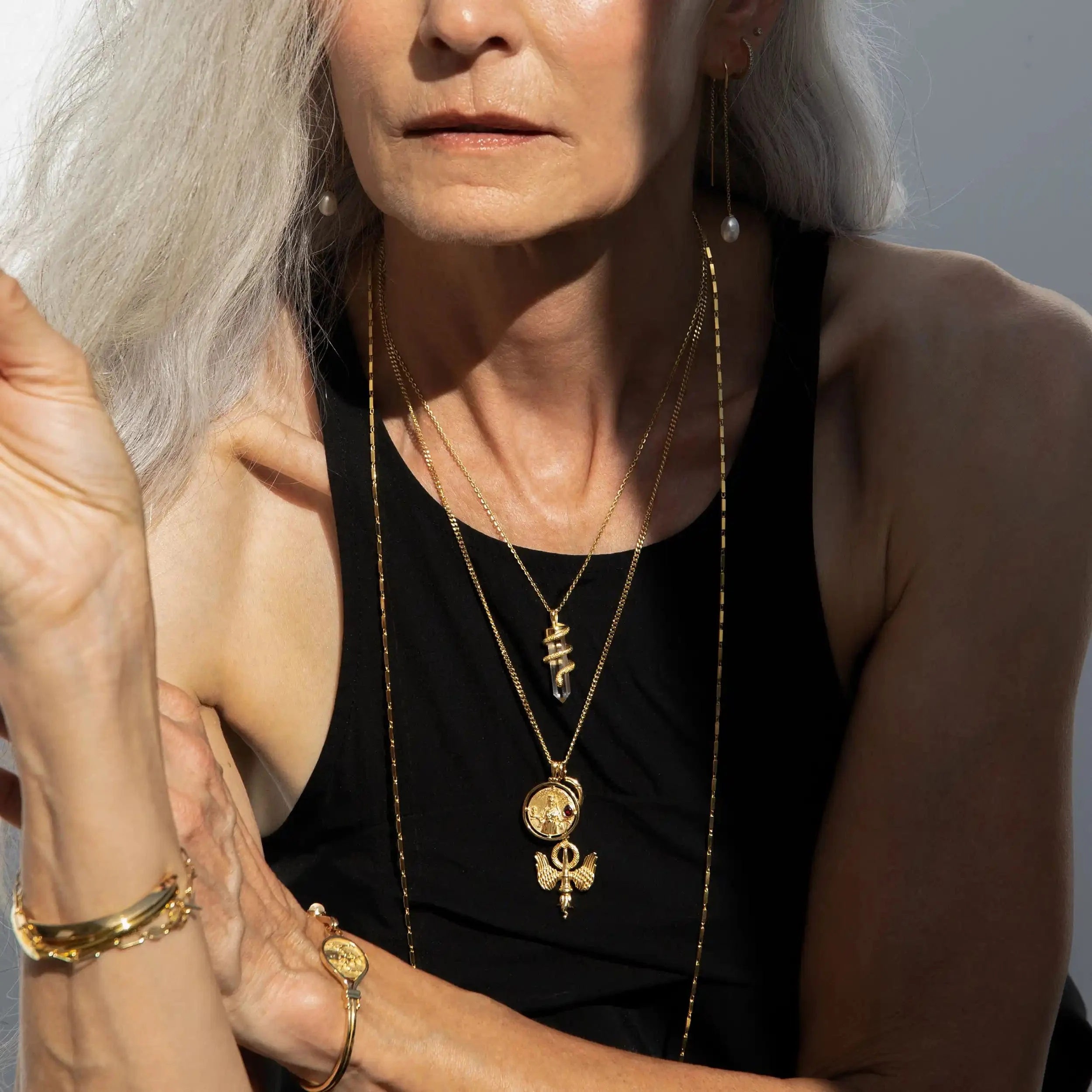 Crystal Snake Necklace - Image 3