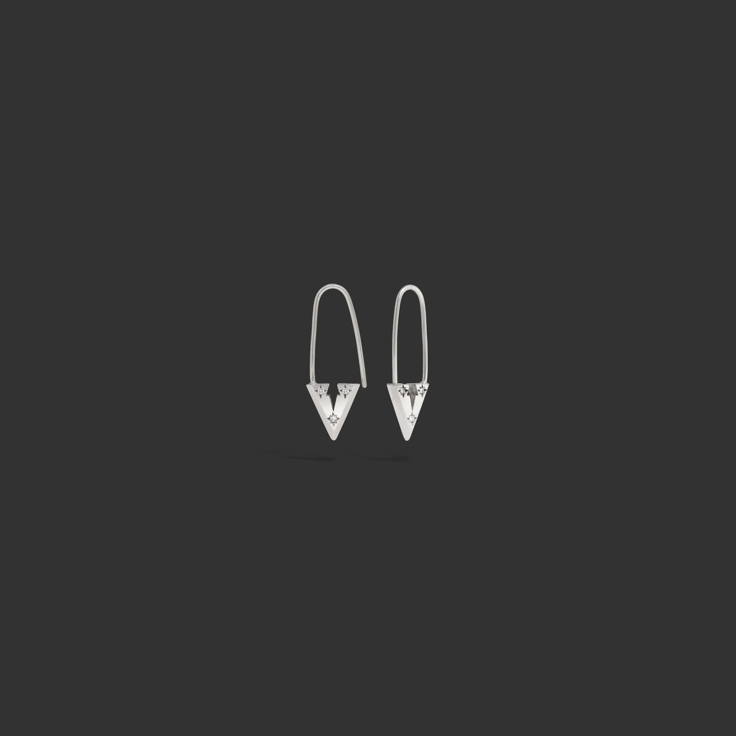 Diamond Safety Pin Earring - Image 4