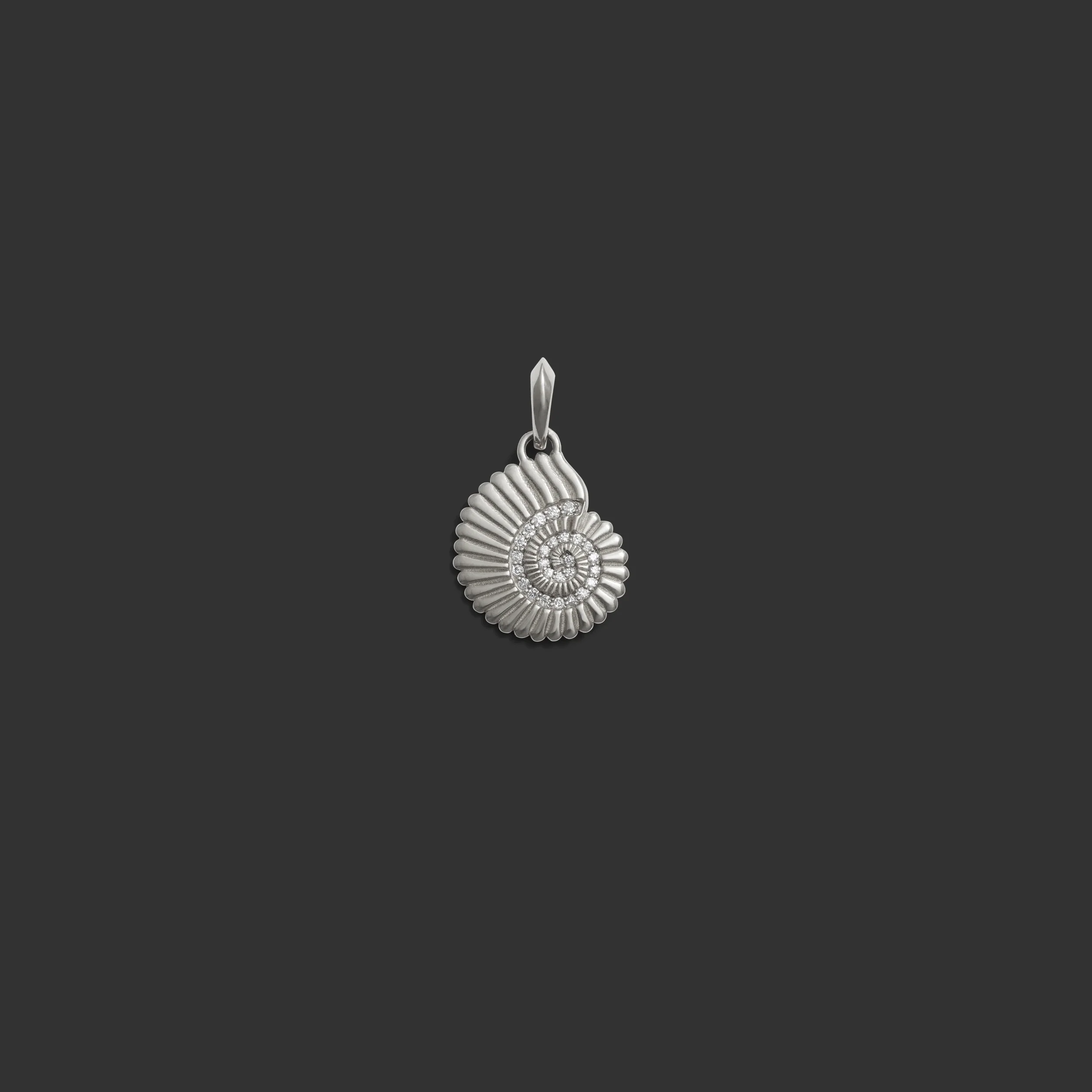 Diamond Spiral Shell Amulet - Image 6