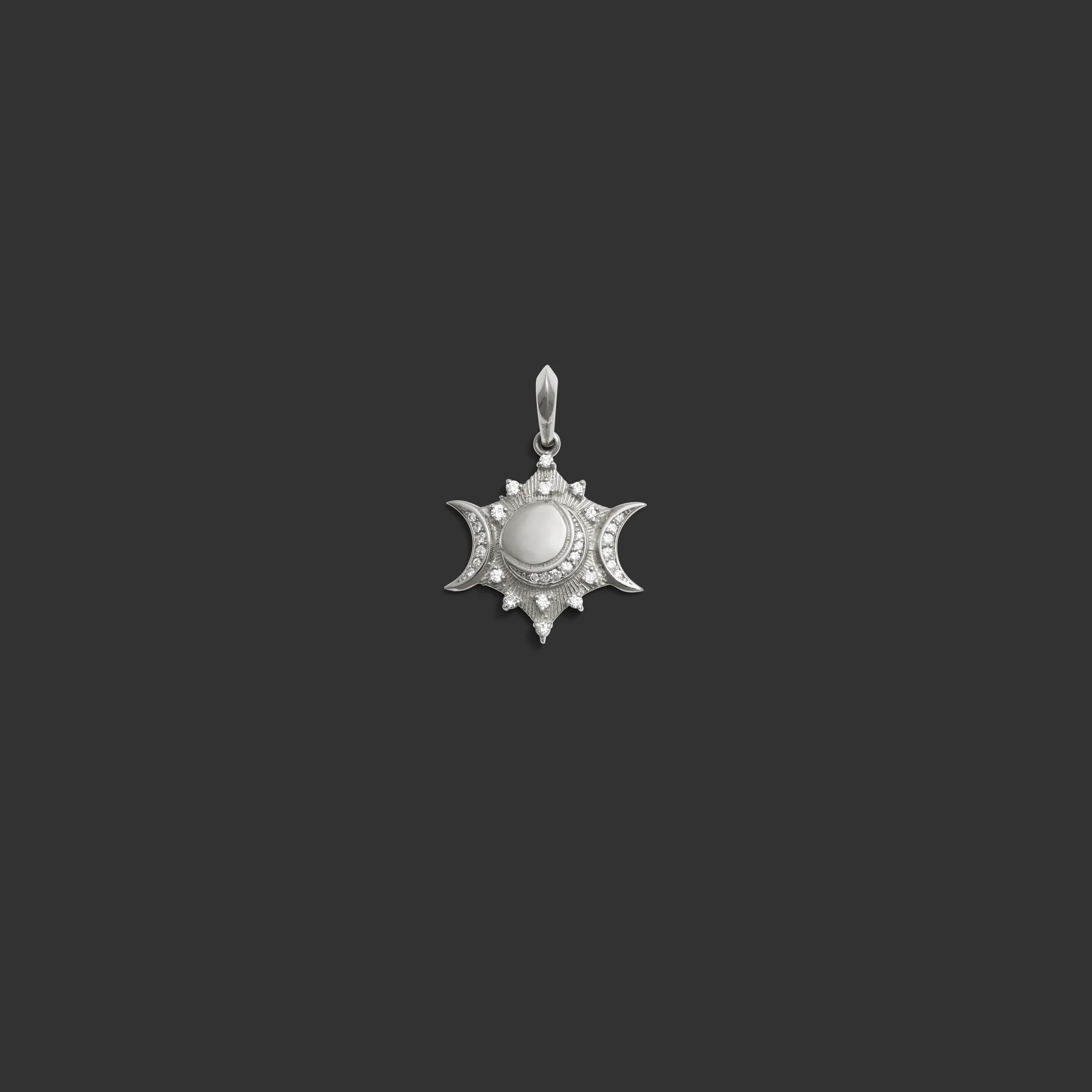 Diamond Triple Moon Amulet - Image 5