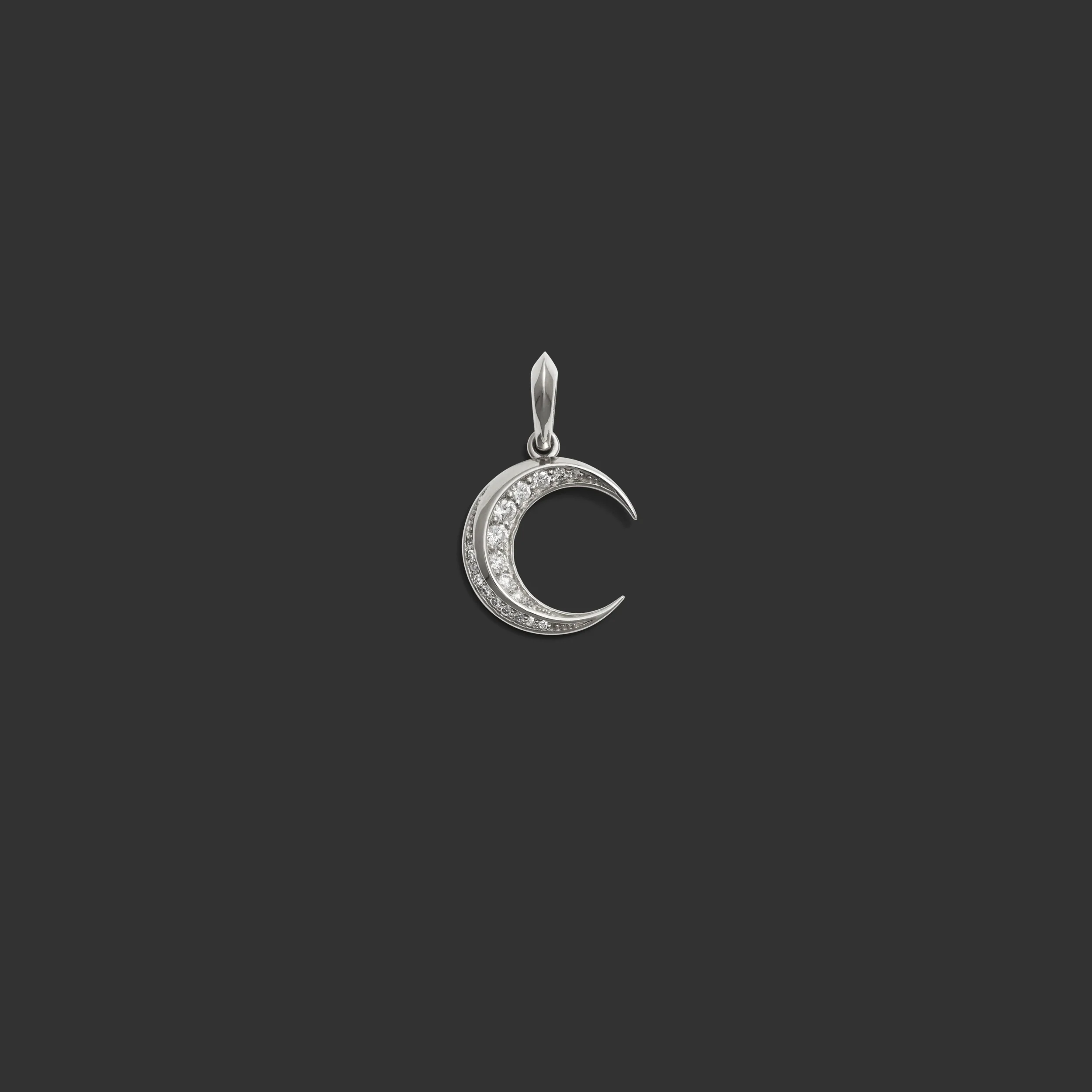 Diamond Twisted Moon Amulet - Image 7