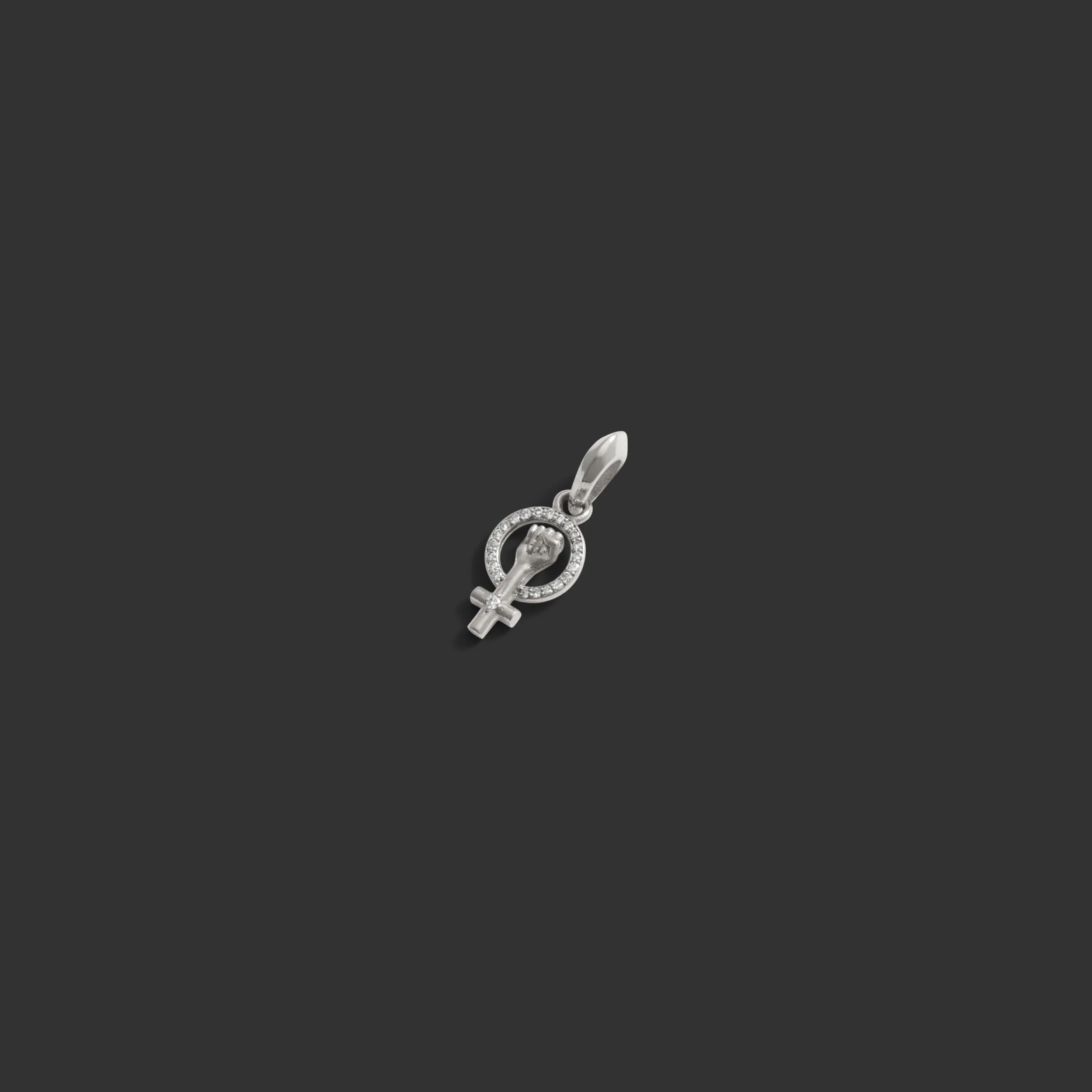 Diamond Woman Power Pendant - Image 4