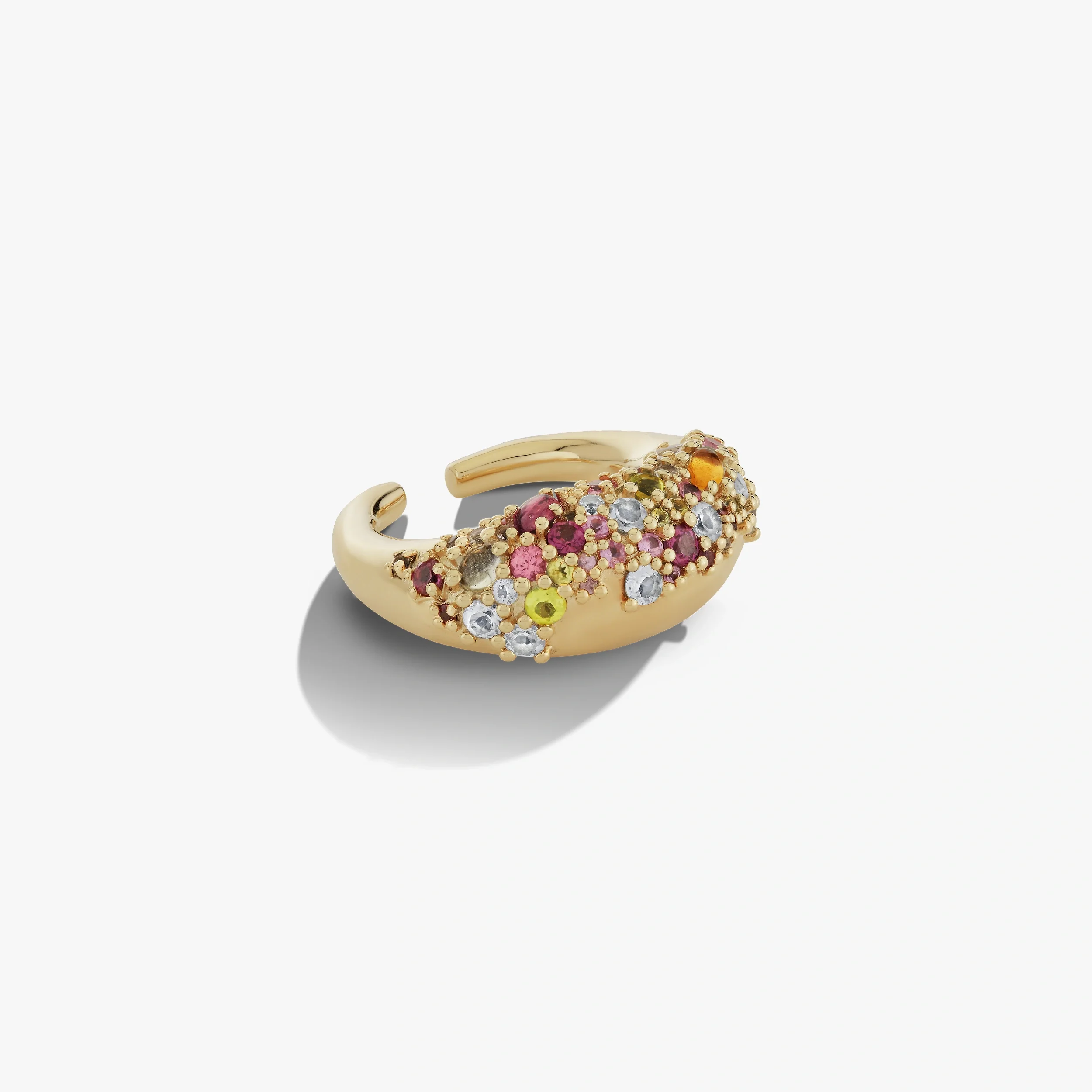 Encrusted Abstract Ear Cuff - Image 4