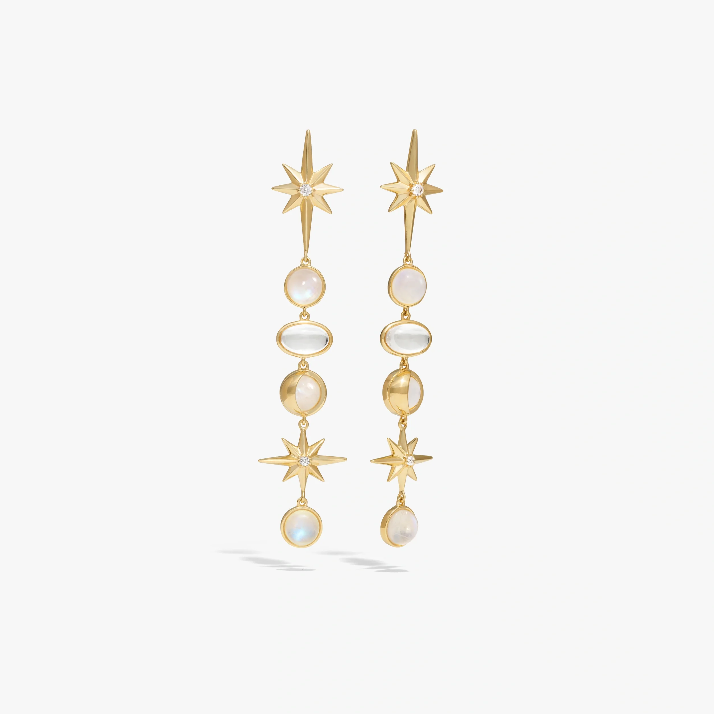 Midnight Reflection Drop Earrings - Image 4