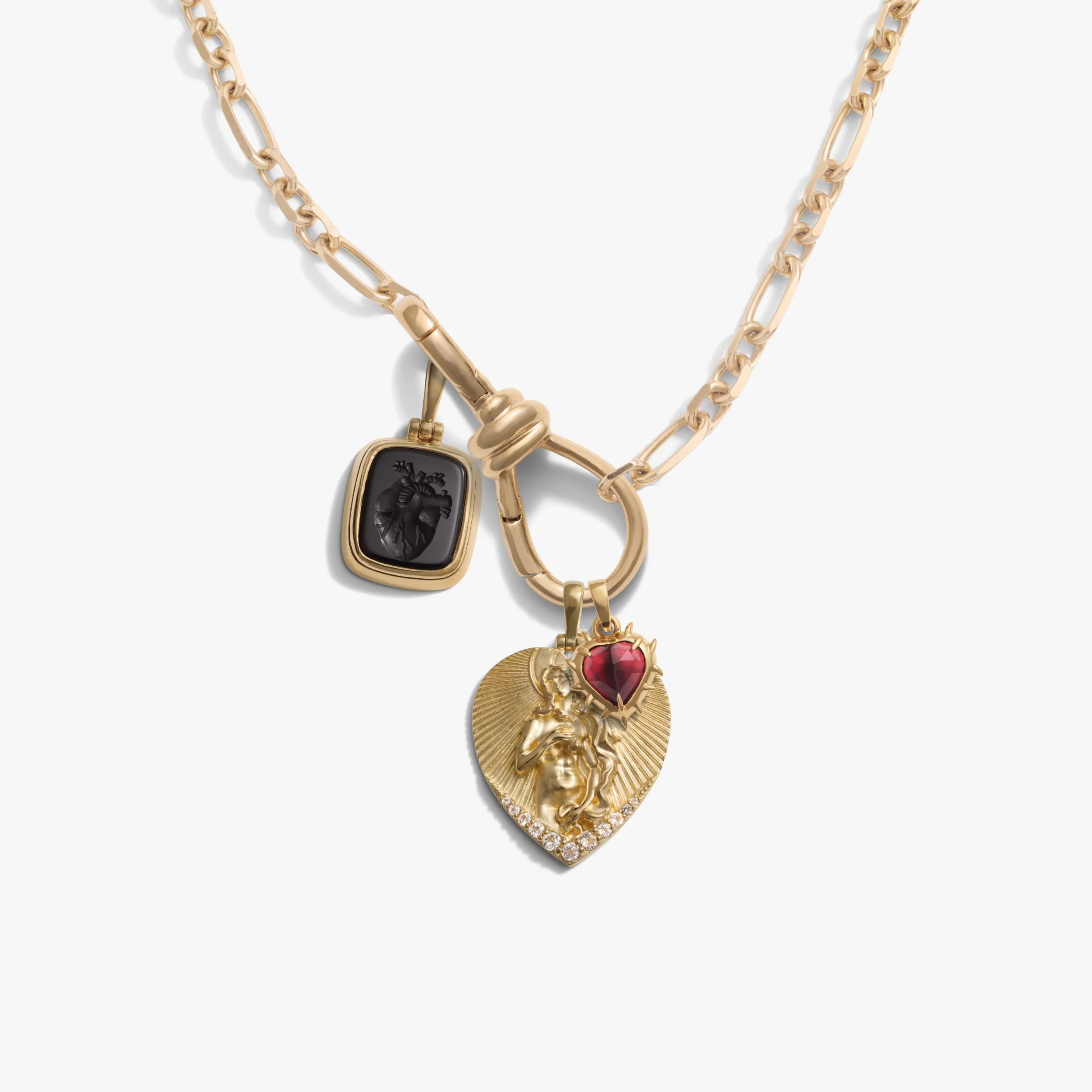 Enemies to Lovers Charm Necklace Set