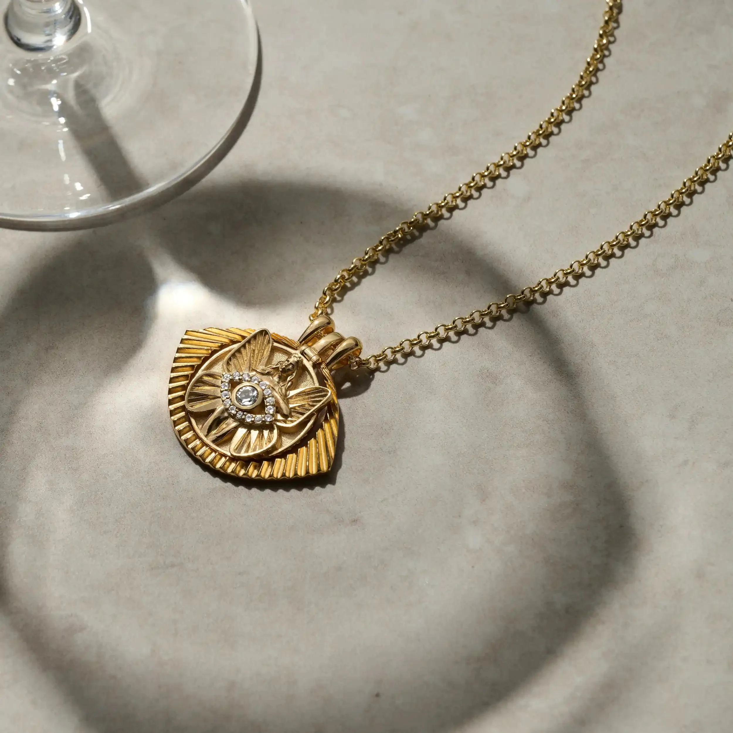Eye of Psyche Halo Necklace Set - Image 3
