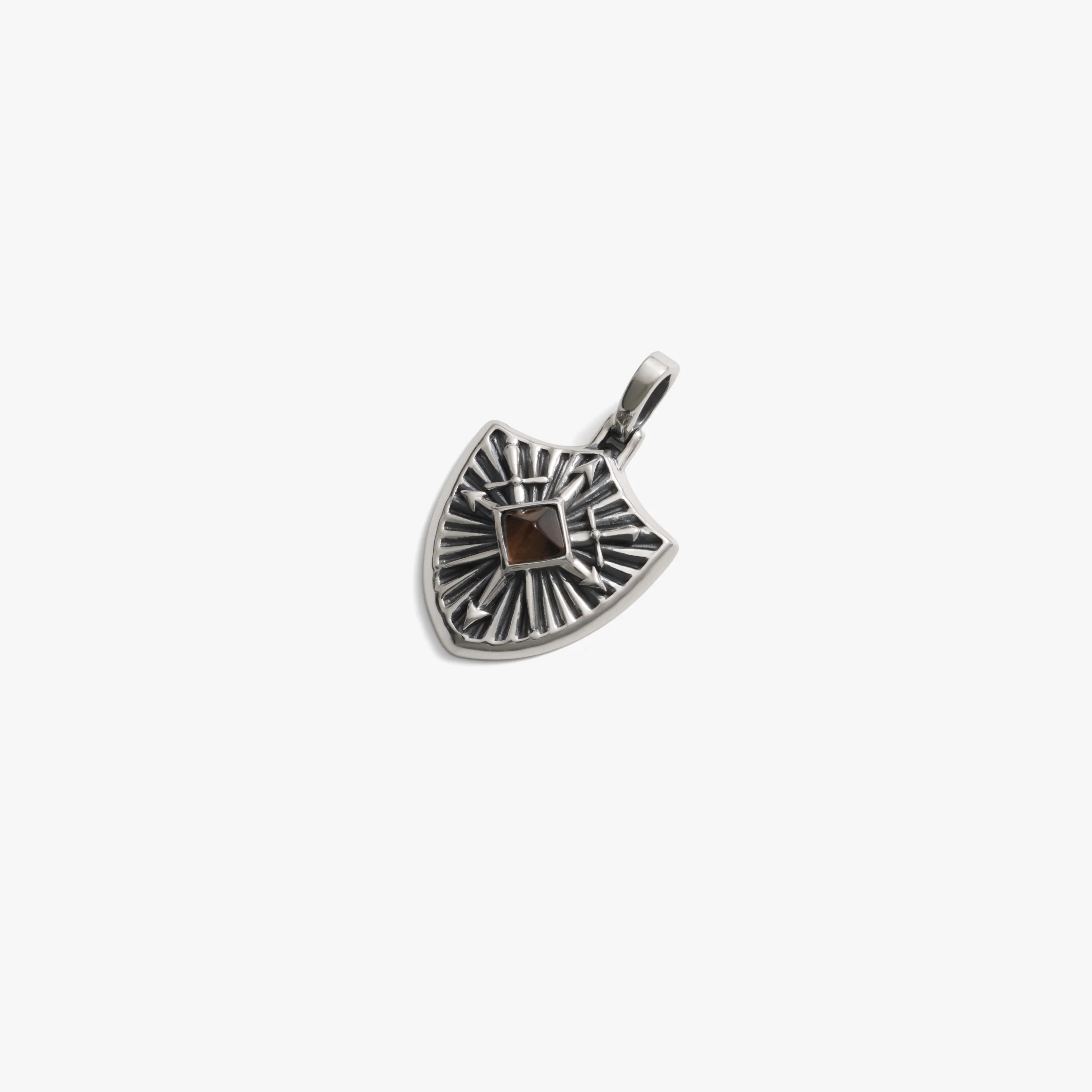 Gemstone Shield Pendant - Image 5
