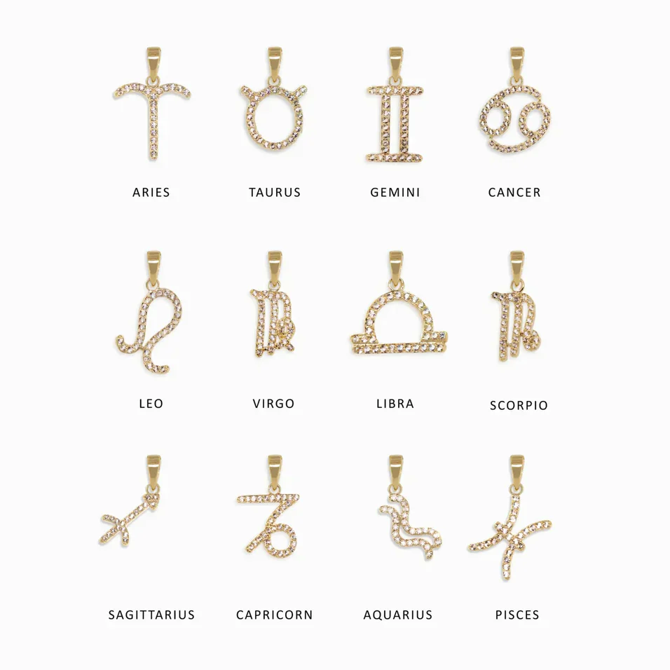 Gemstone Zodiac on Saturn Chain - Image 3