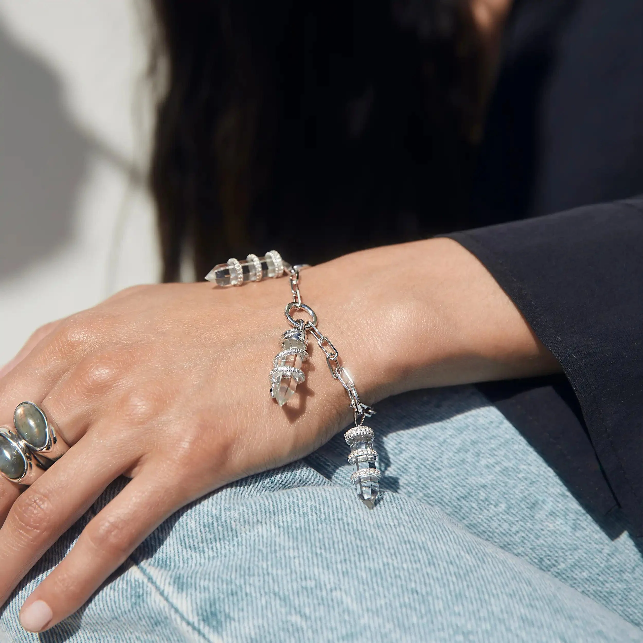 Guardian's Crystal Charm Bracelet - Image 2