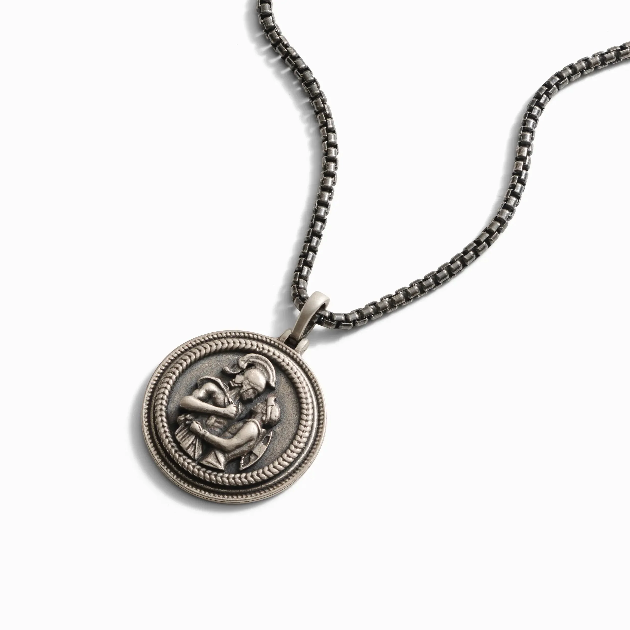Gunmetal Achilles Necklace - Image 3