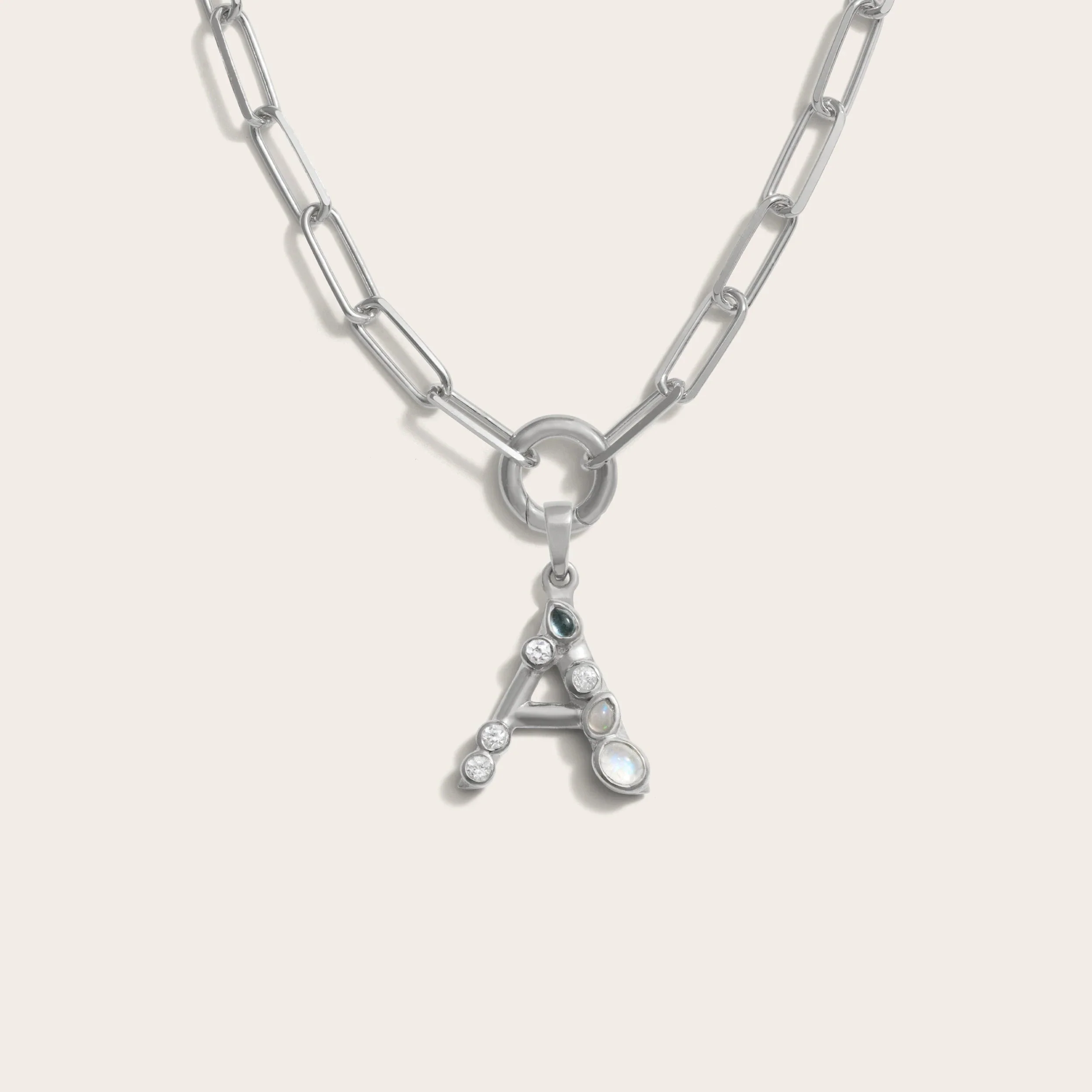 Initial Single Charm Necklace - Image 3