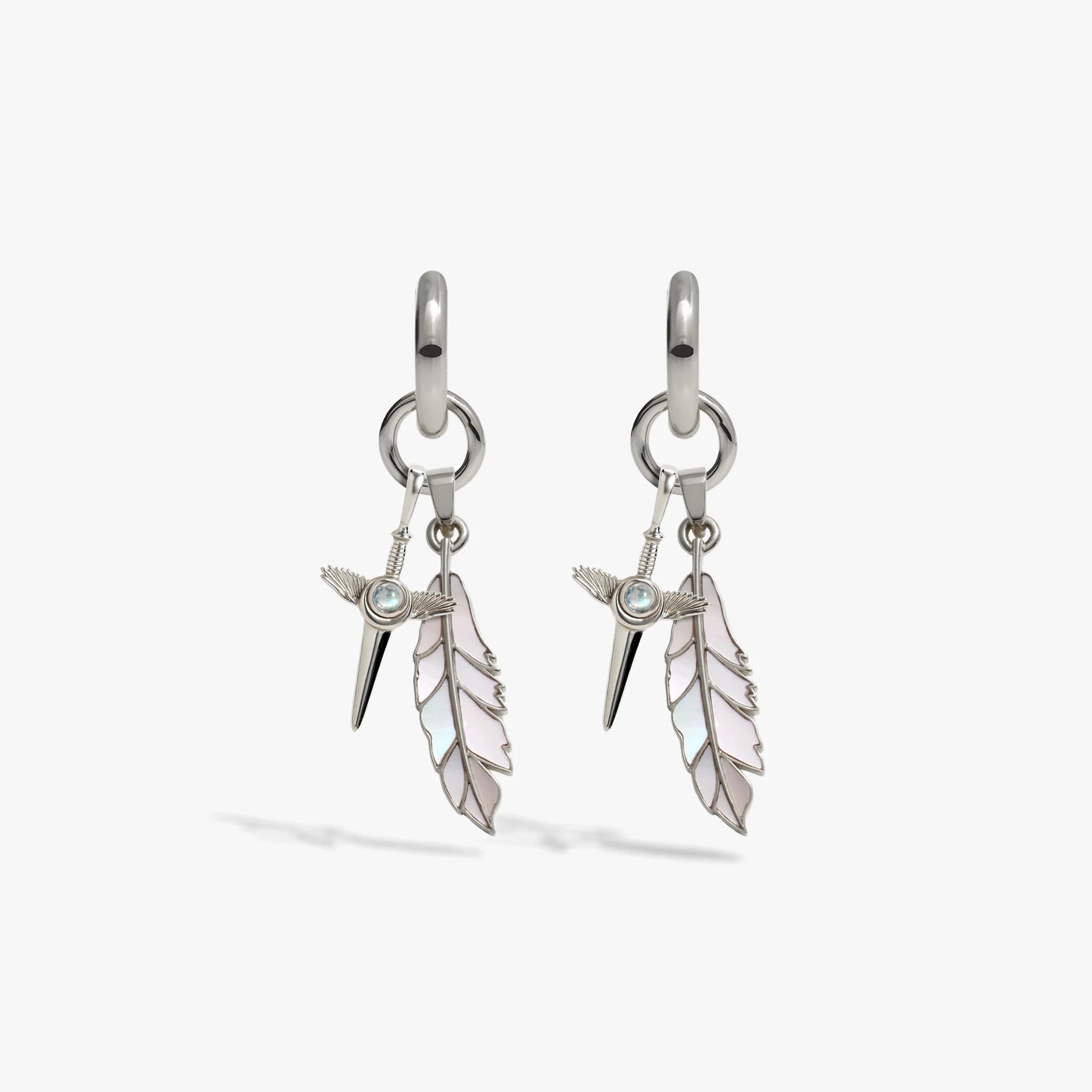 Knowledge Is Power Charm Earrings - Image 3
