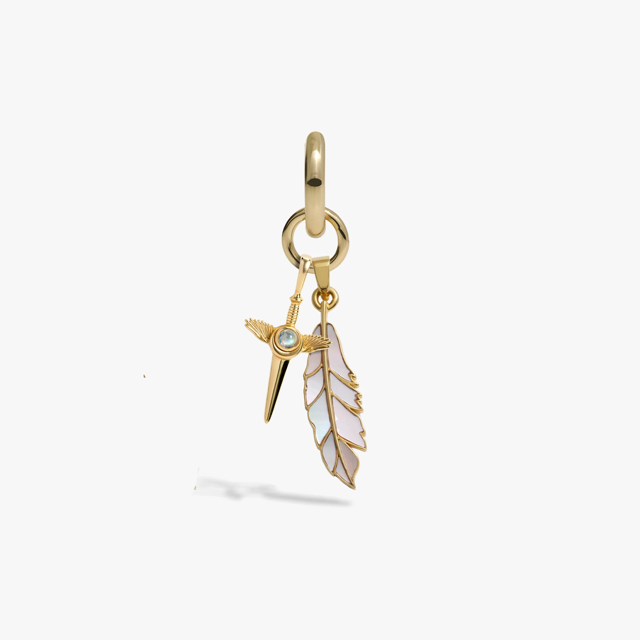 Knowledge Is Power Charm Earrings - Image 4