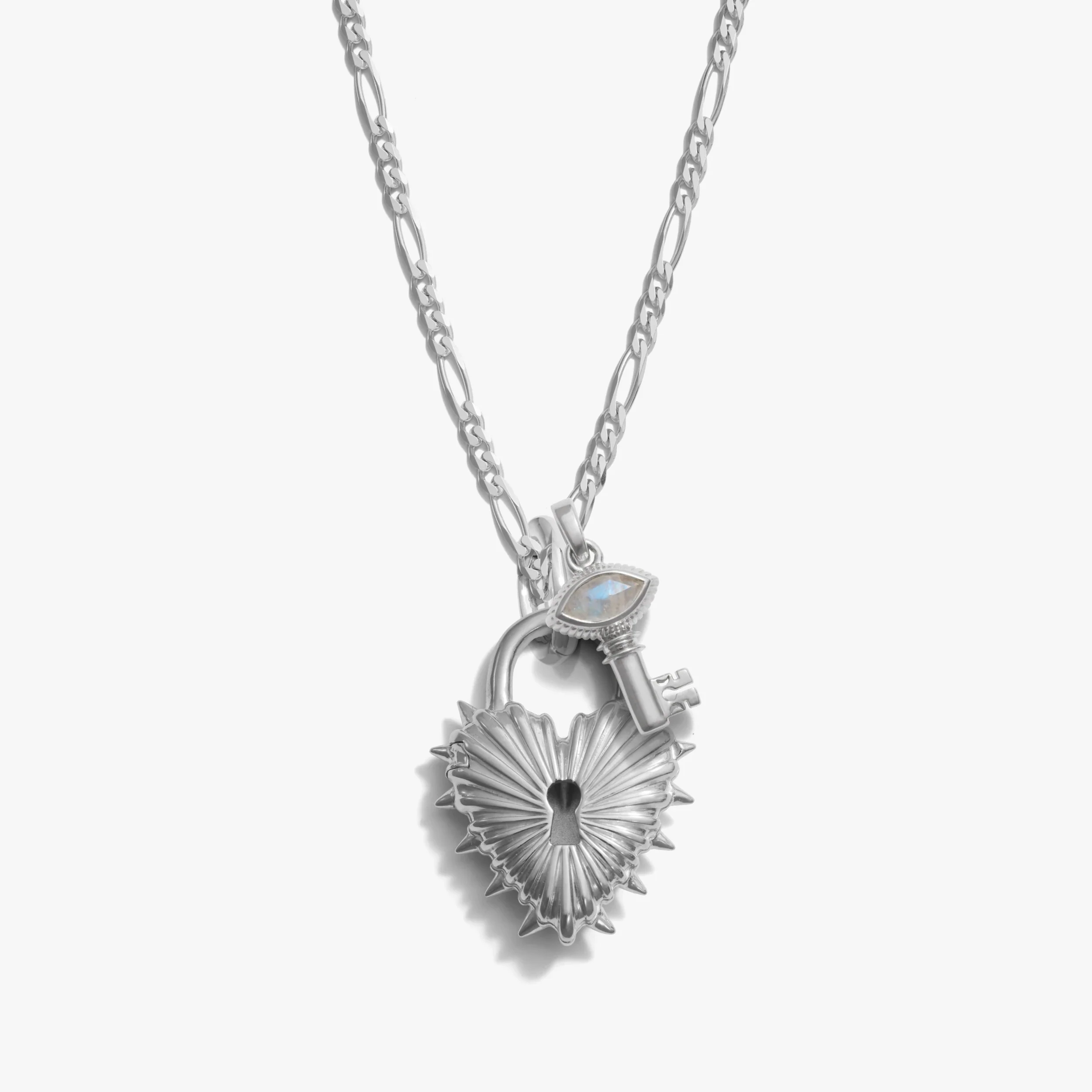 Lock and Key Necklace Set - Image 3
