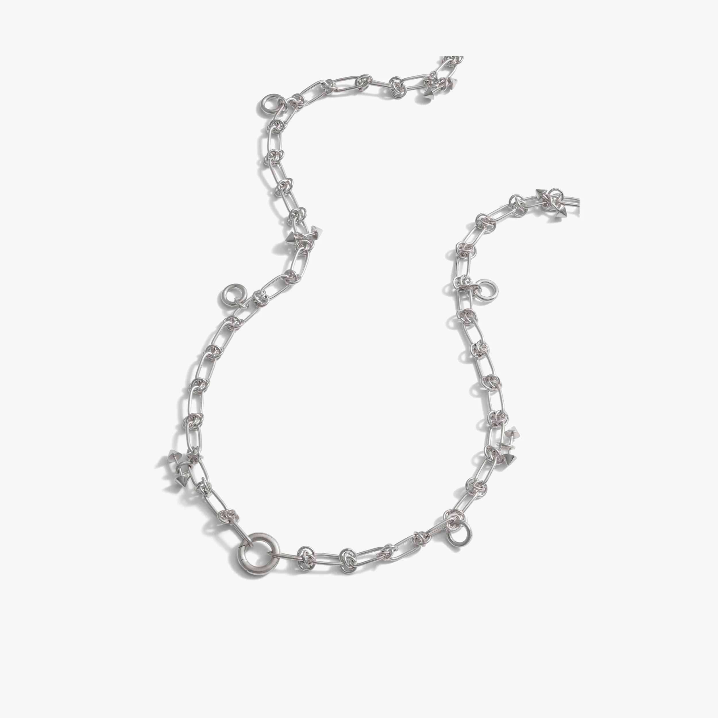 Knot Chain Long Collector Necklace - Image 3