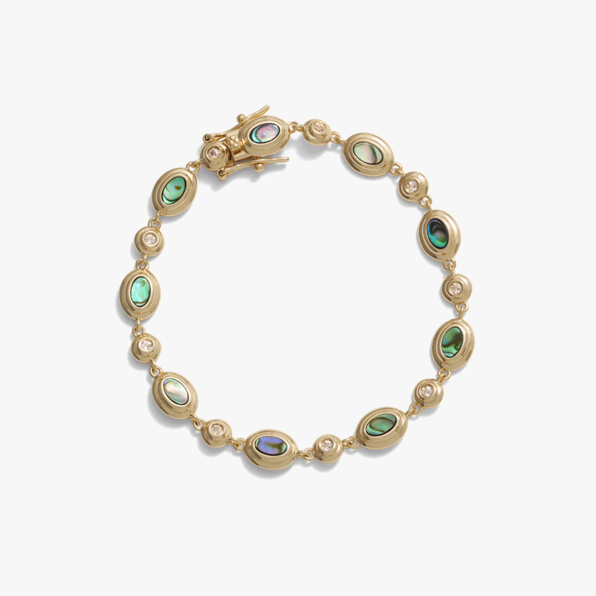 Men's Abalone Tennis Bracelet