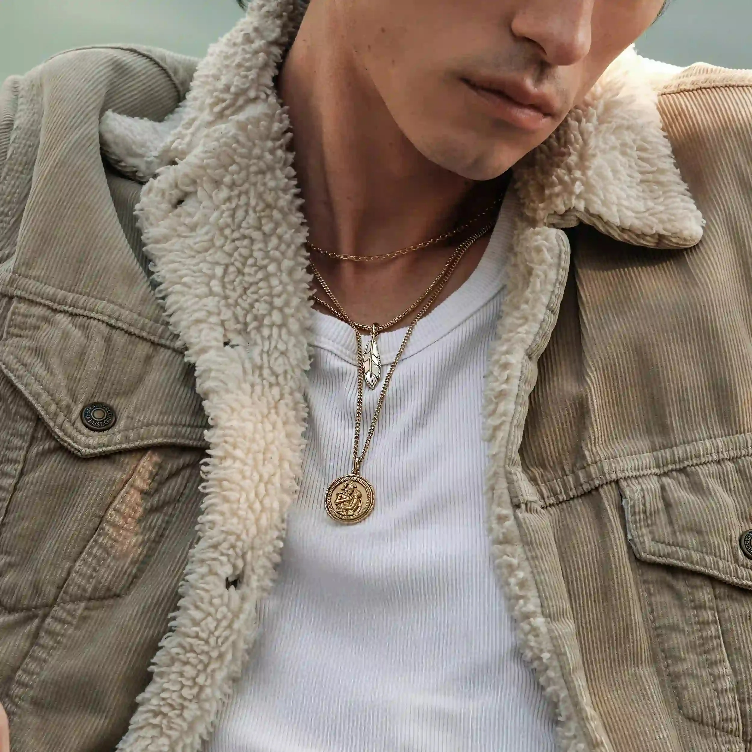 Men's Achilles + Patroclus Necklace - Image 3