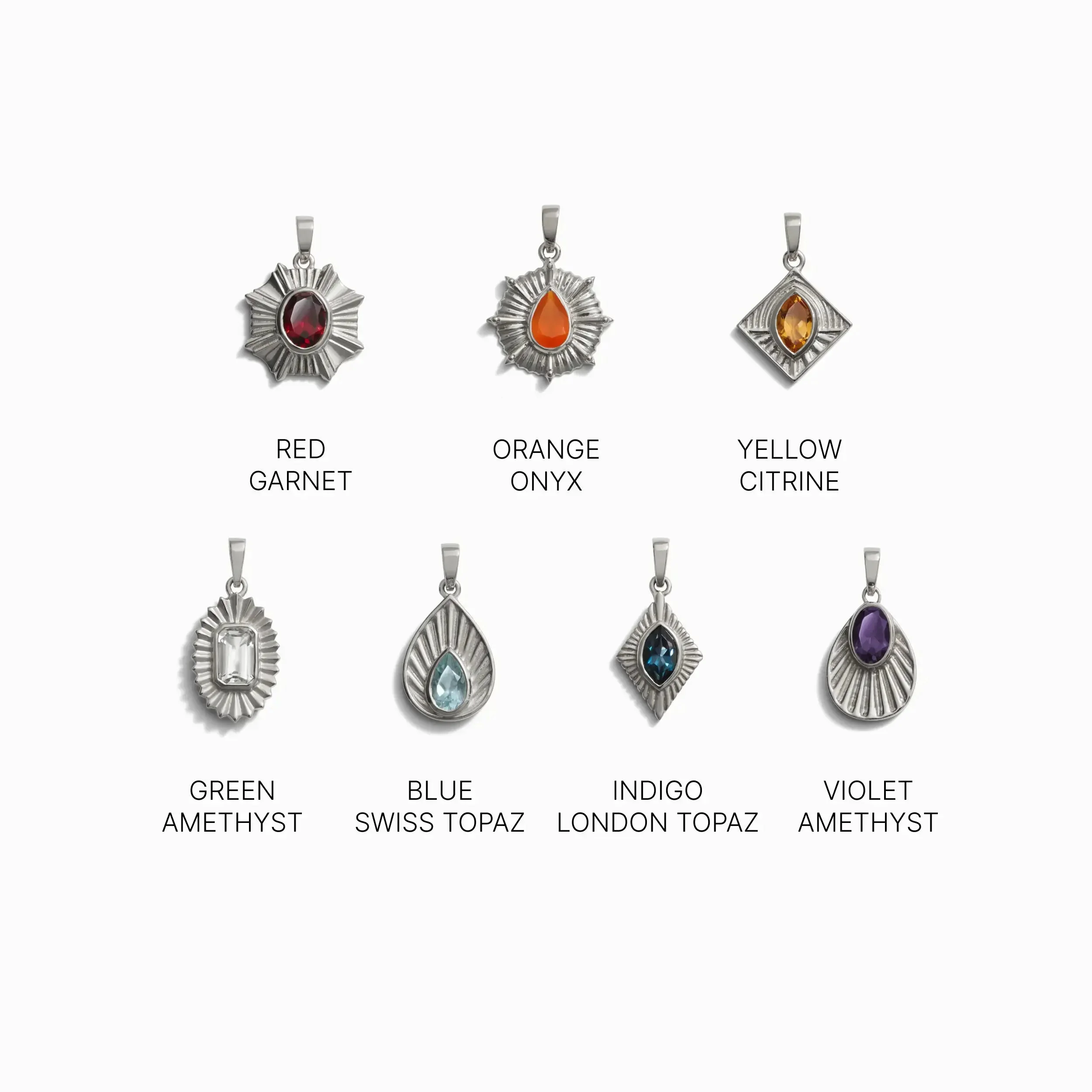 Green Amethyst Aura Pendant - Image 6