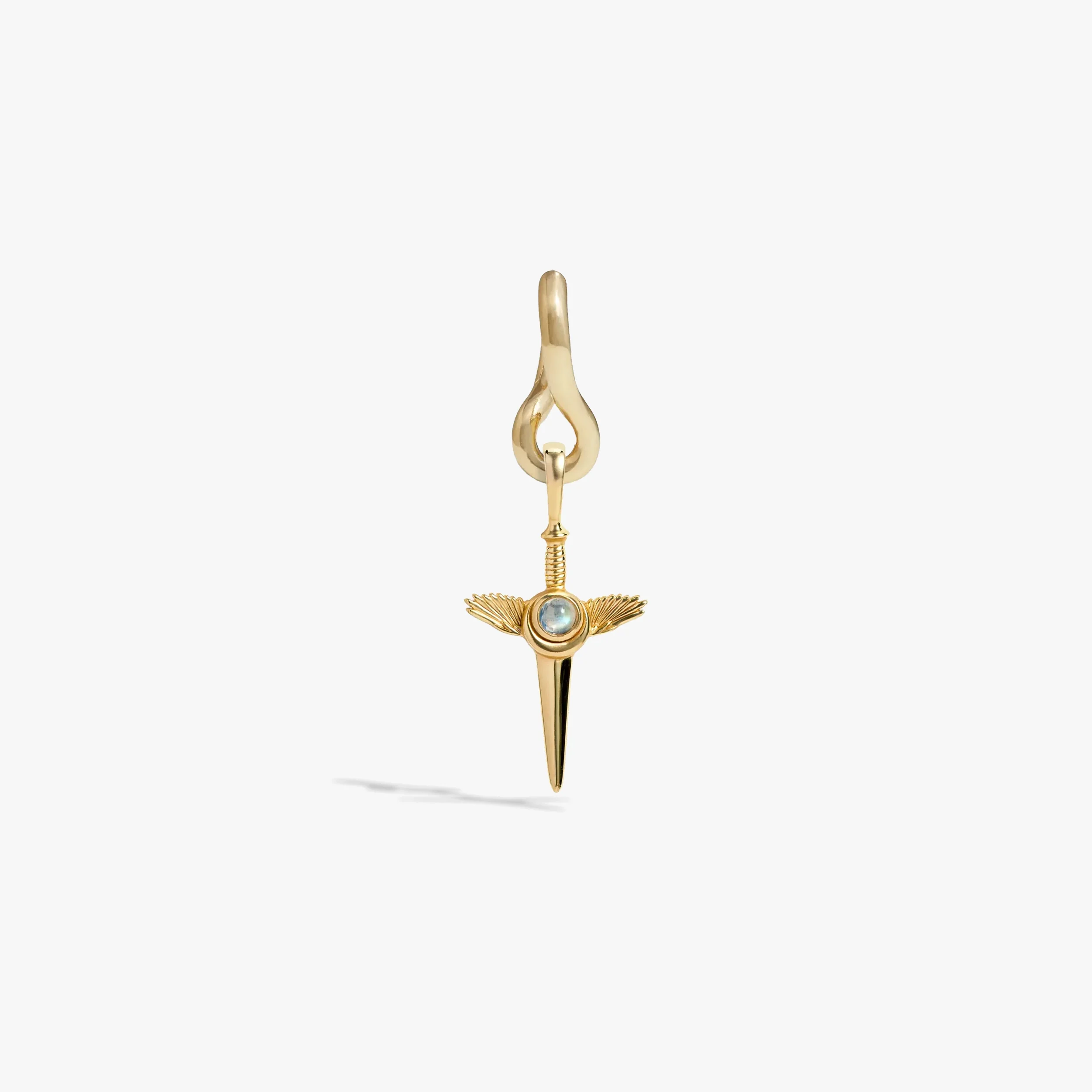 Men's Flying Dagger Charm Earring