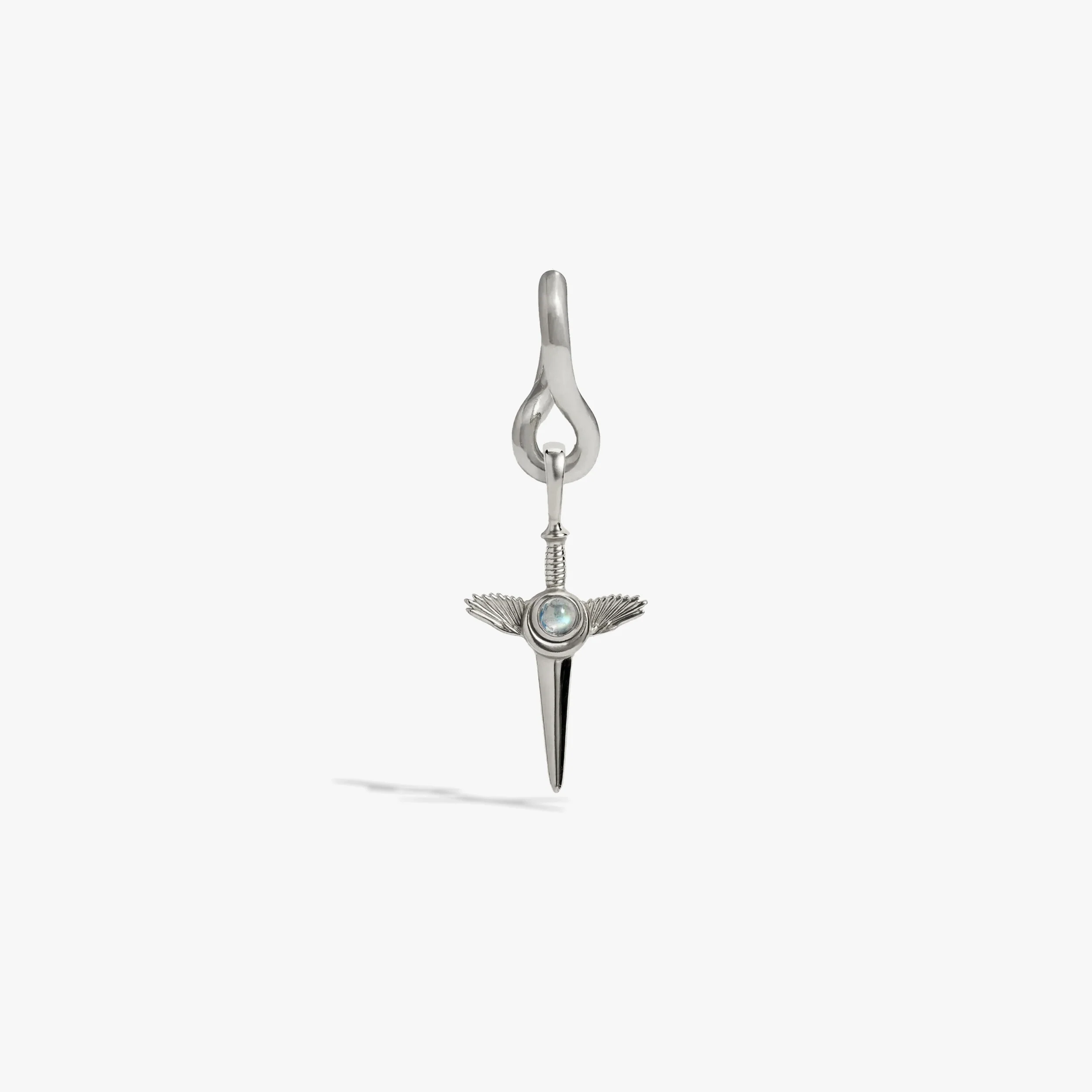 Men's Flying Dagger Charm Earring - Image 3