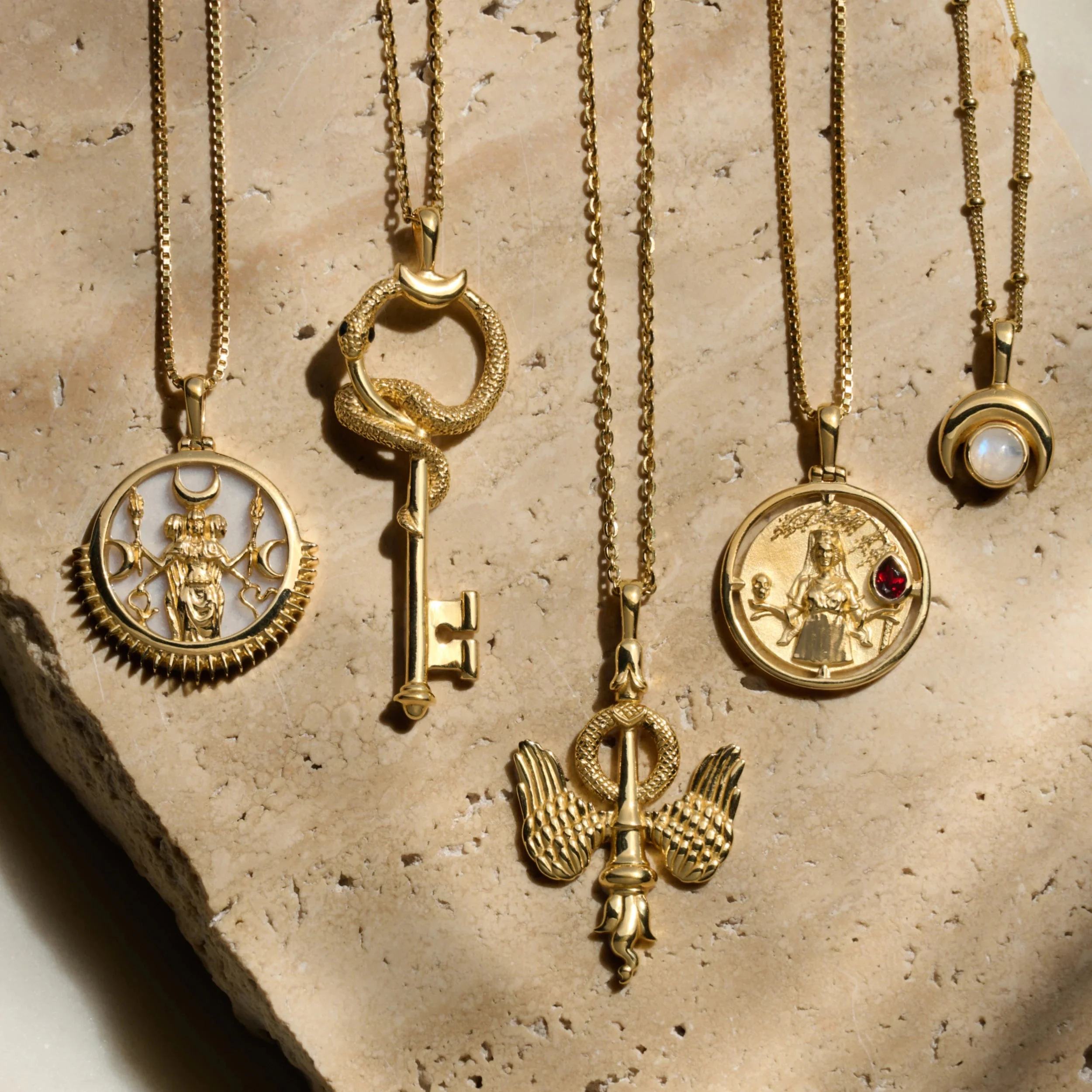 Men's Gate of Hades Key Necklace - Image 3