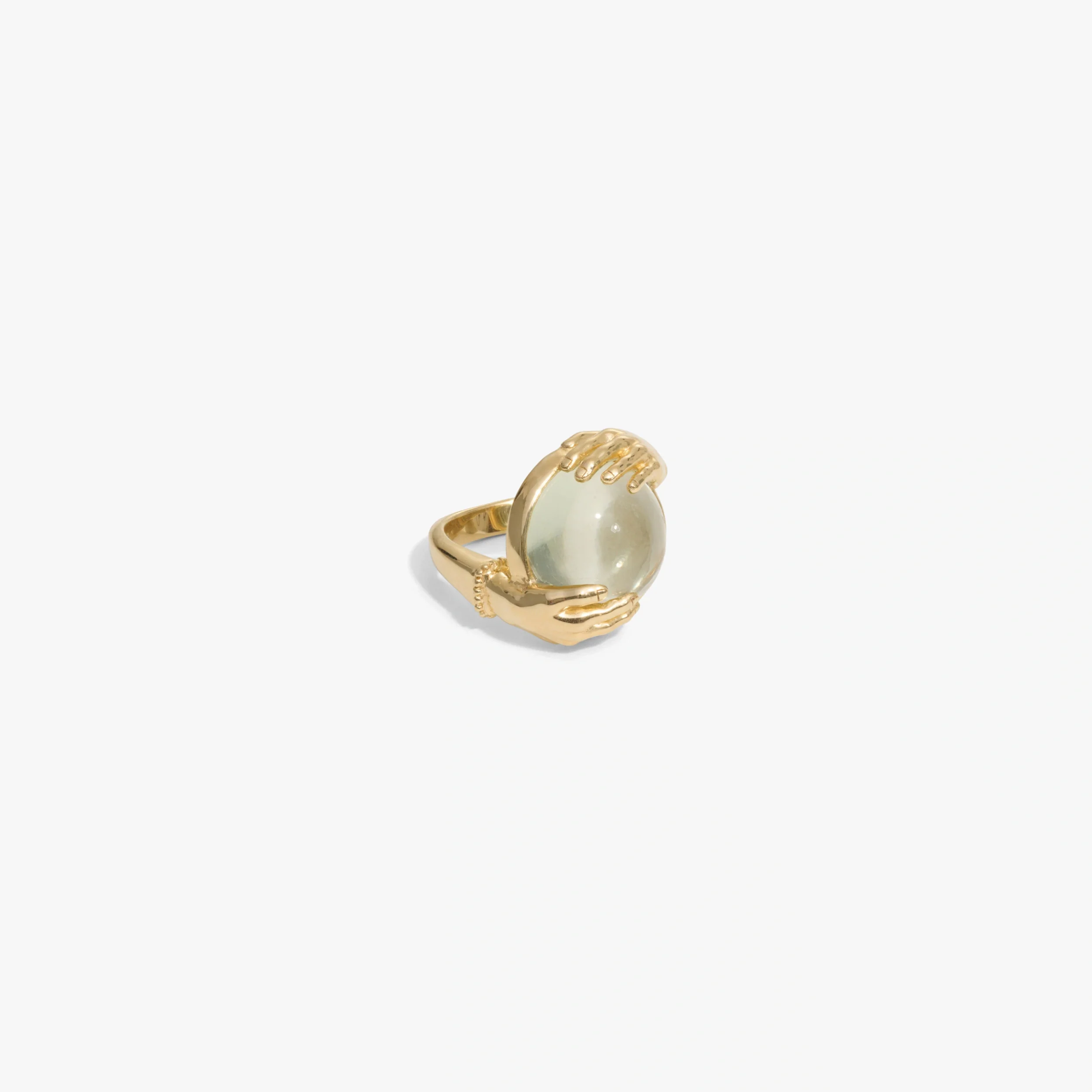 Men's Green Amethyst Fortune Teller Ring - Image 6