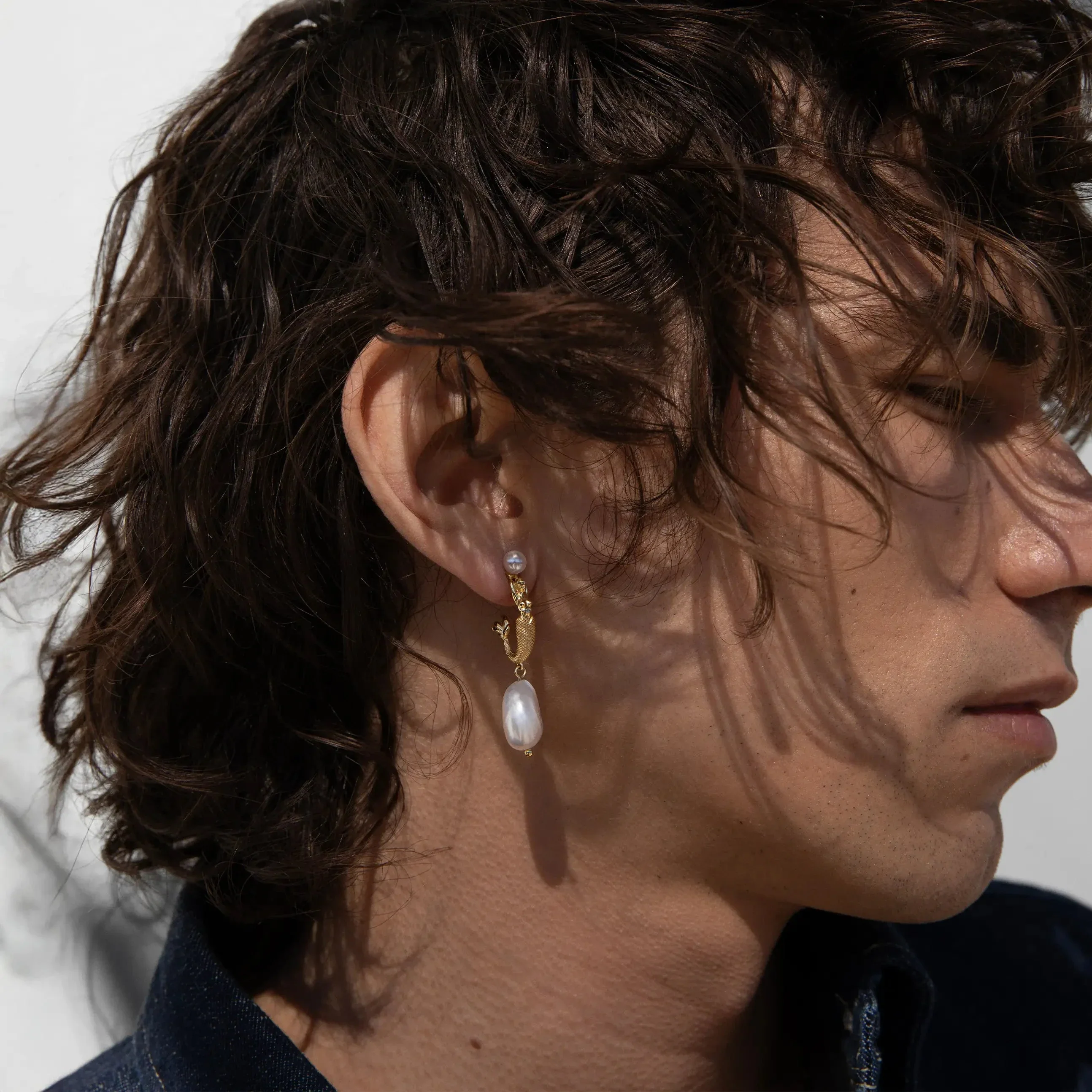 Men's Sea Siren Earring - Image 2