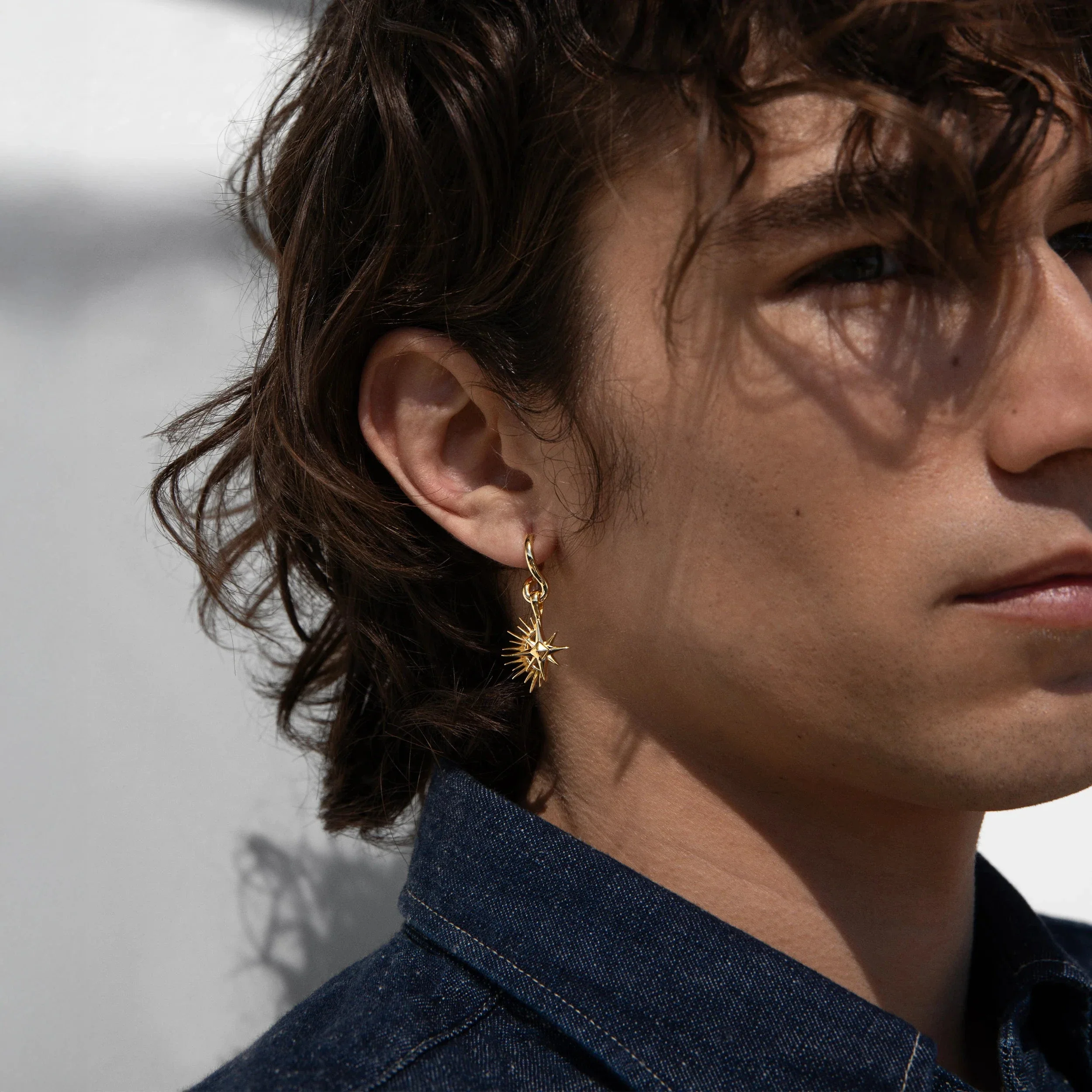 Men's Shooting Star Collector Earring - Image 2