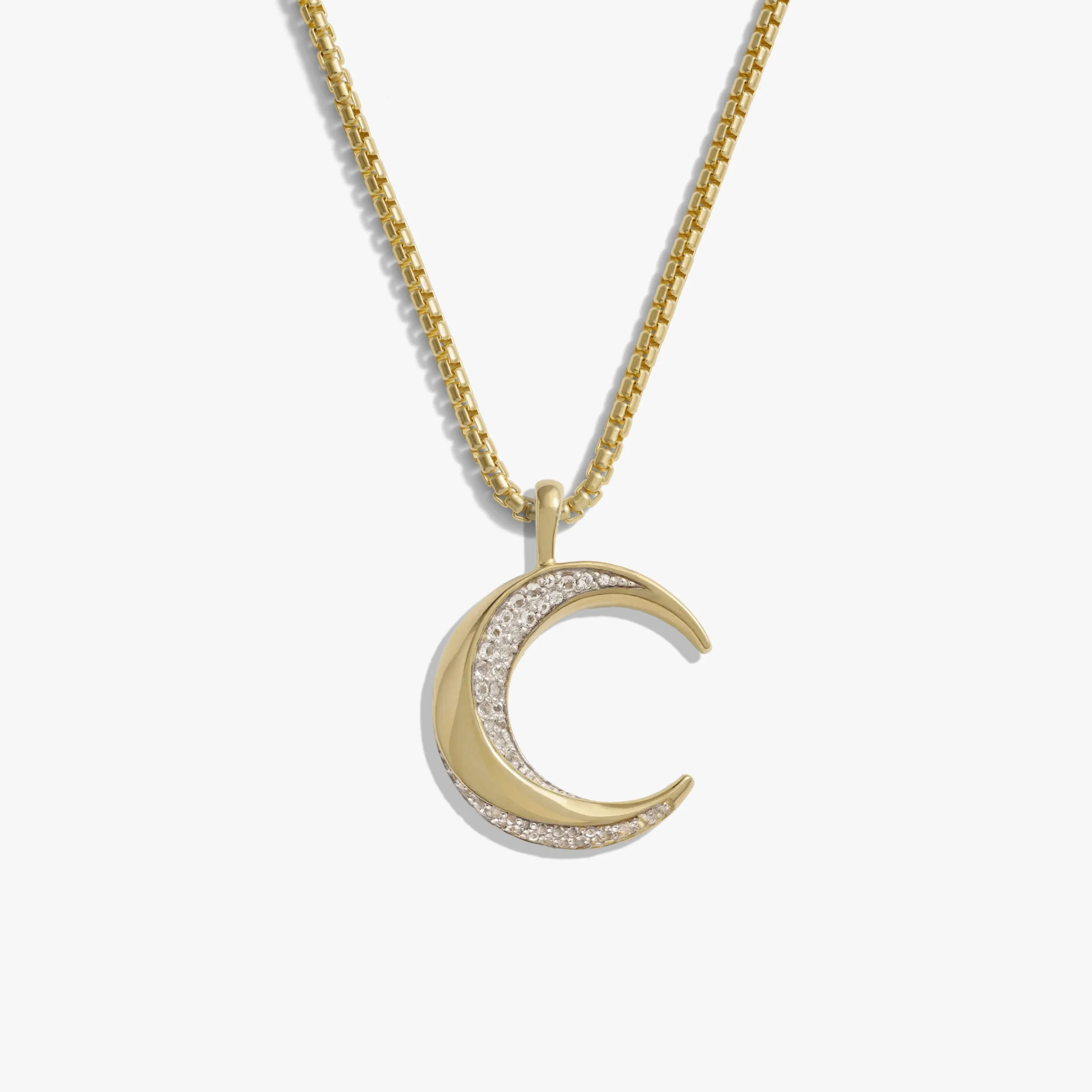 Men's Twisted Moon Necklace