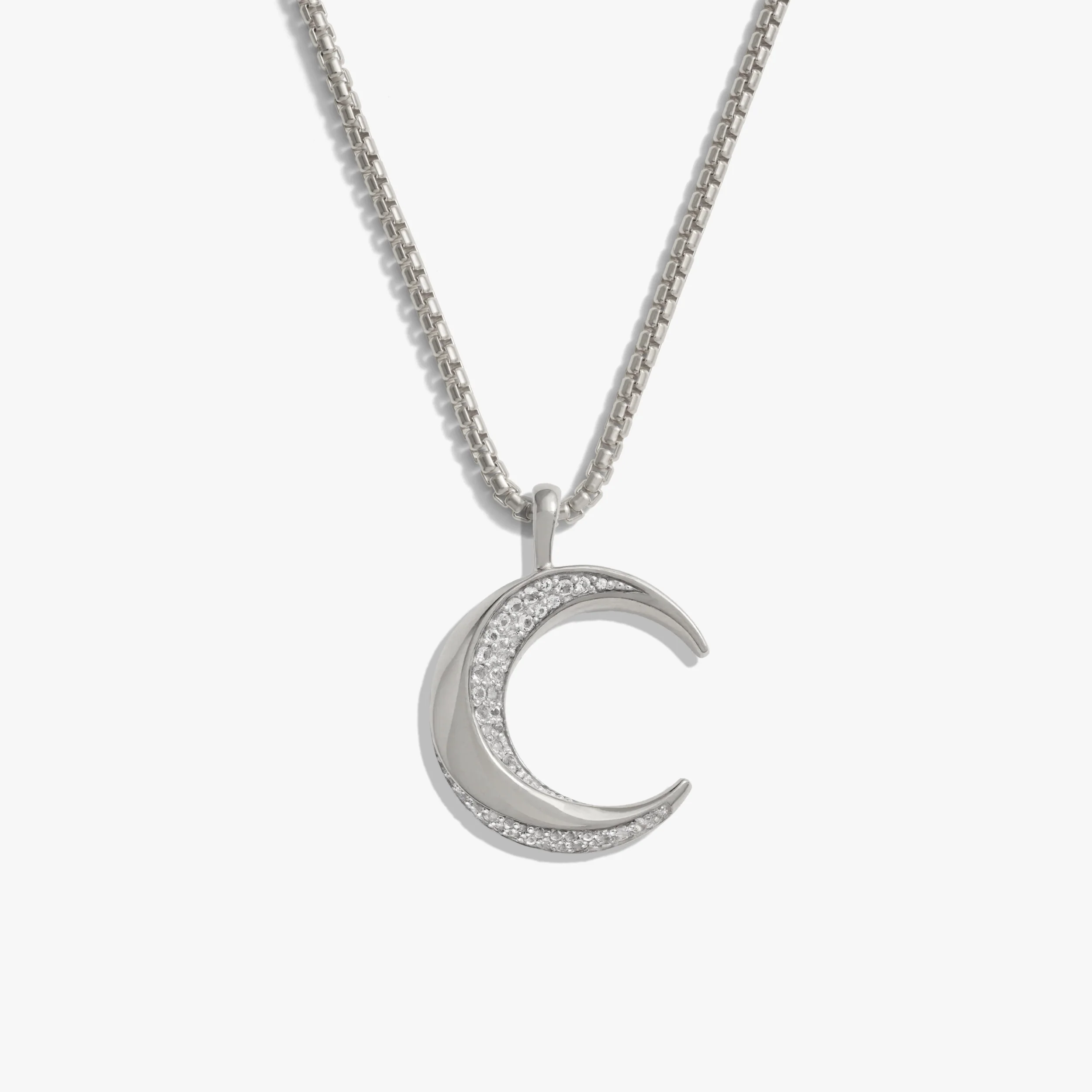 Men's Twisted Moon Necklace - Image 6
