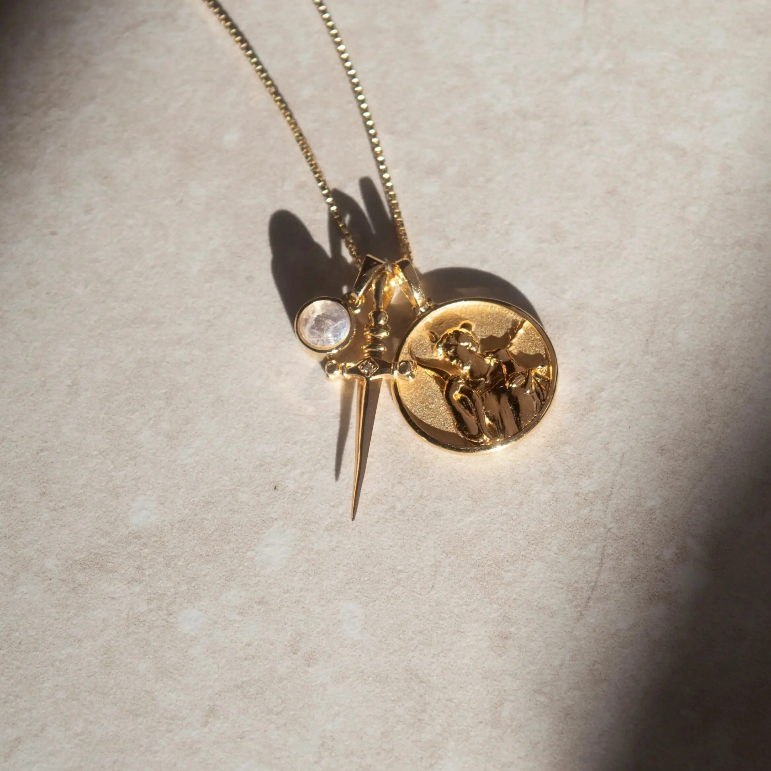 Mini Flying Dagger + Artemis Necklace Set - Image 2