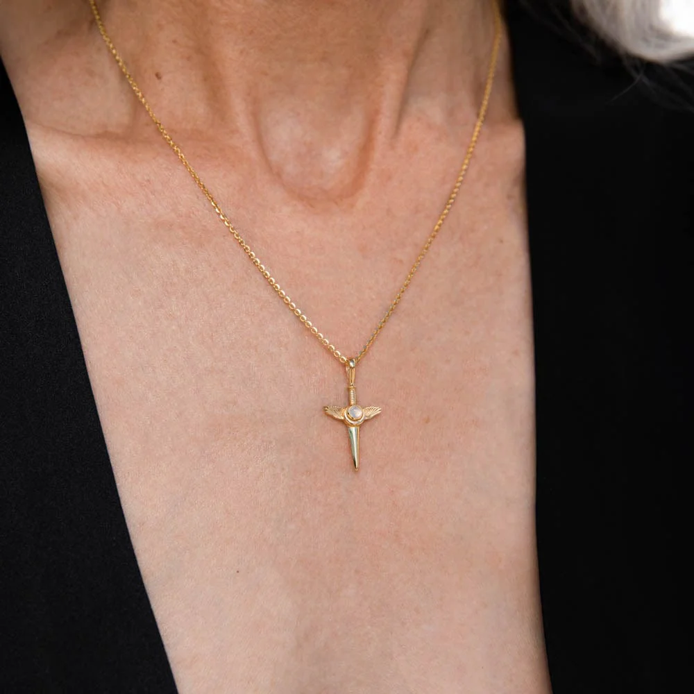 Mini Flying Dagger Necklace - Image 3