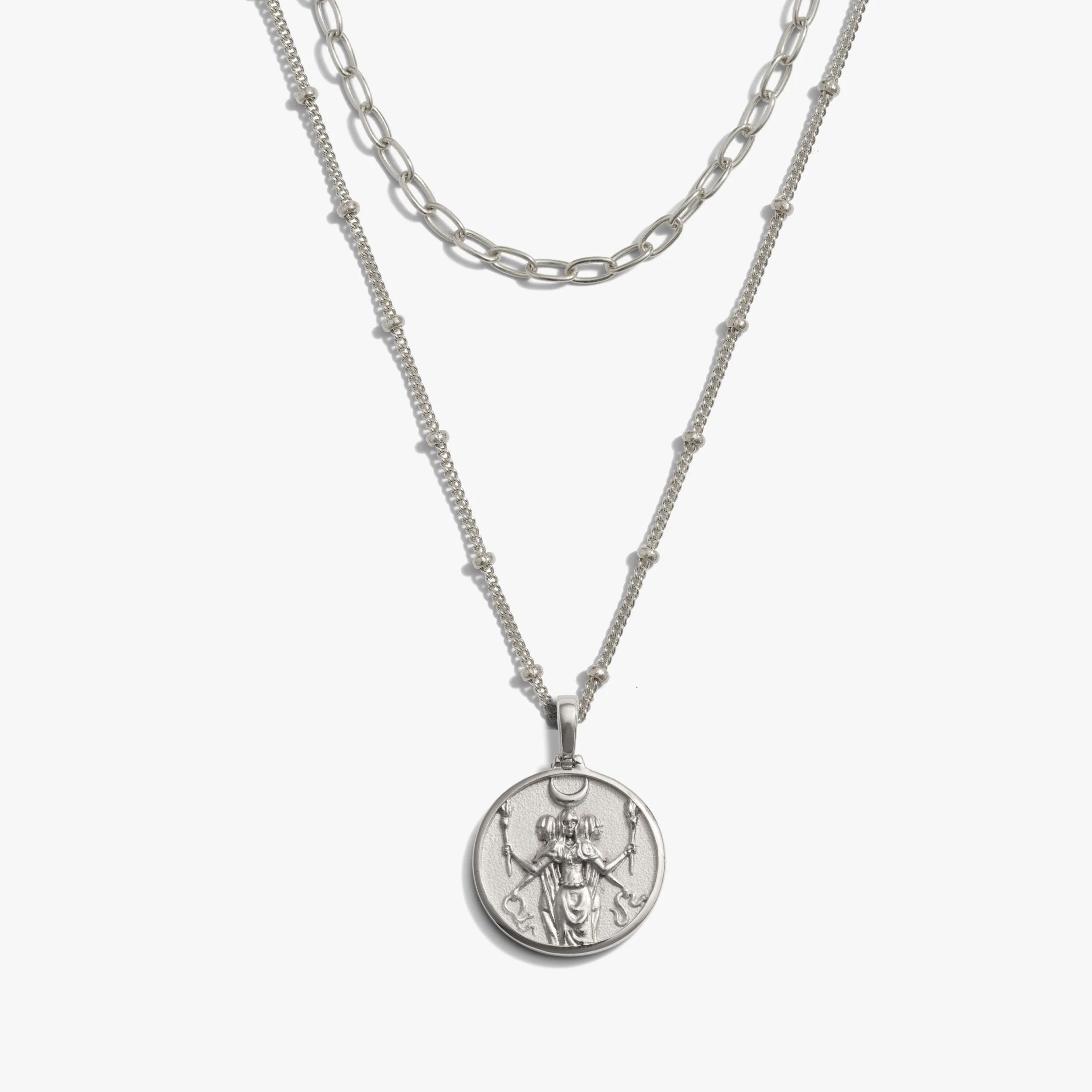 Mini Hecate + Delicate Paperclip Necklace Set - Image 3