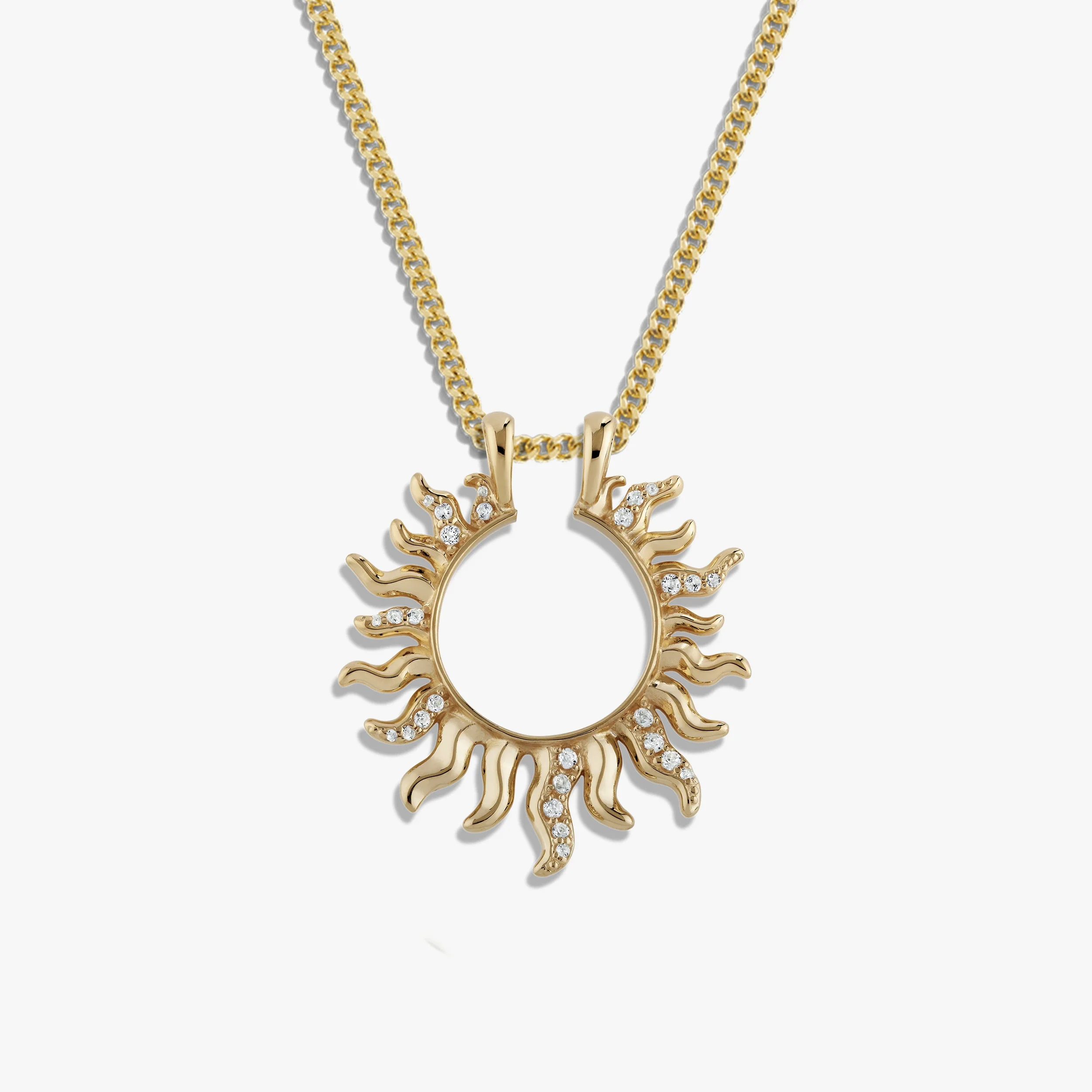 Mini Sun Halo Necklace