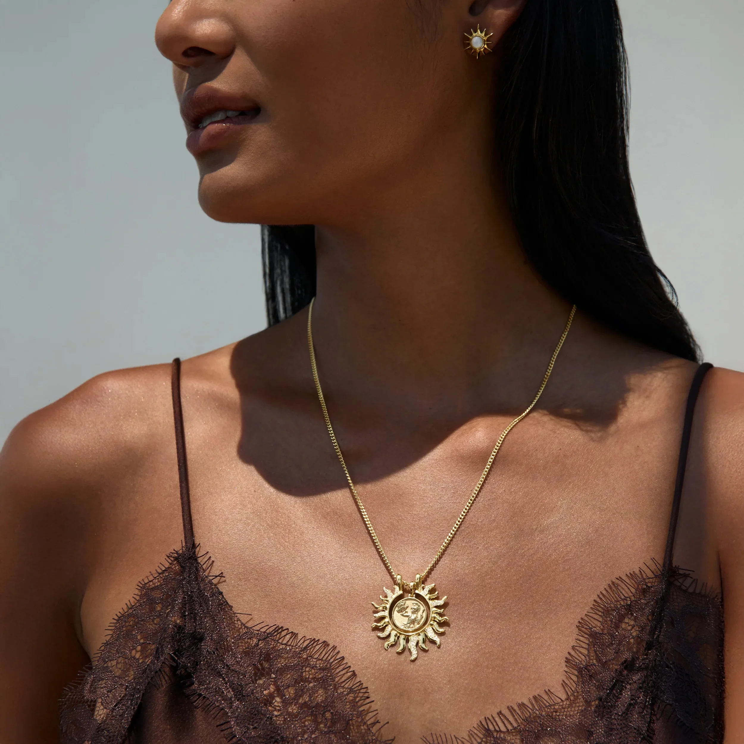 Mini Sun Halo Necklace - Image 2