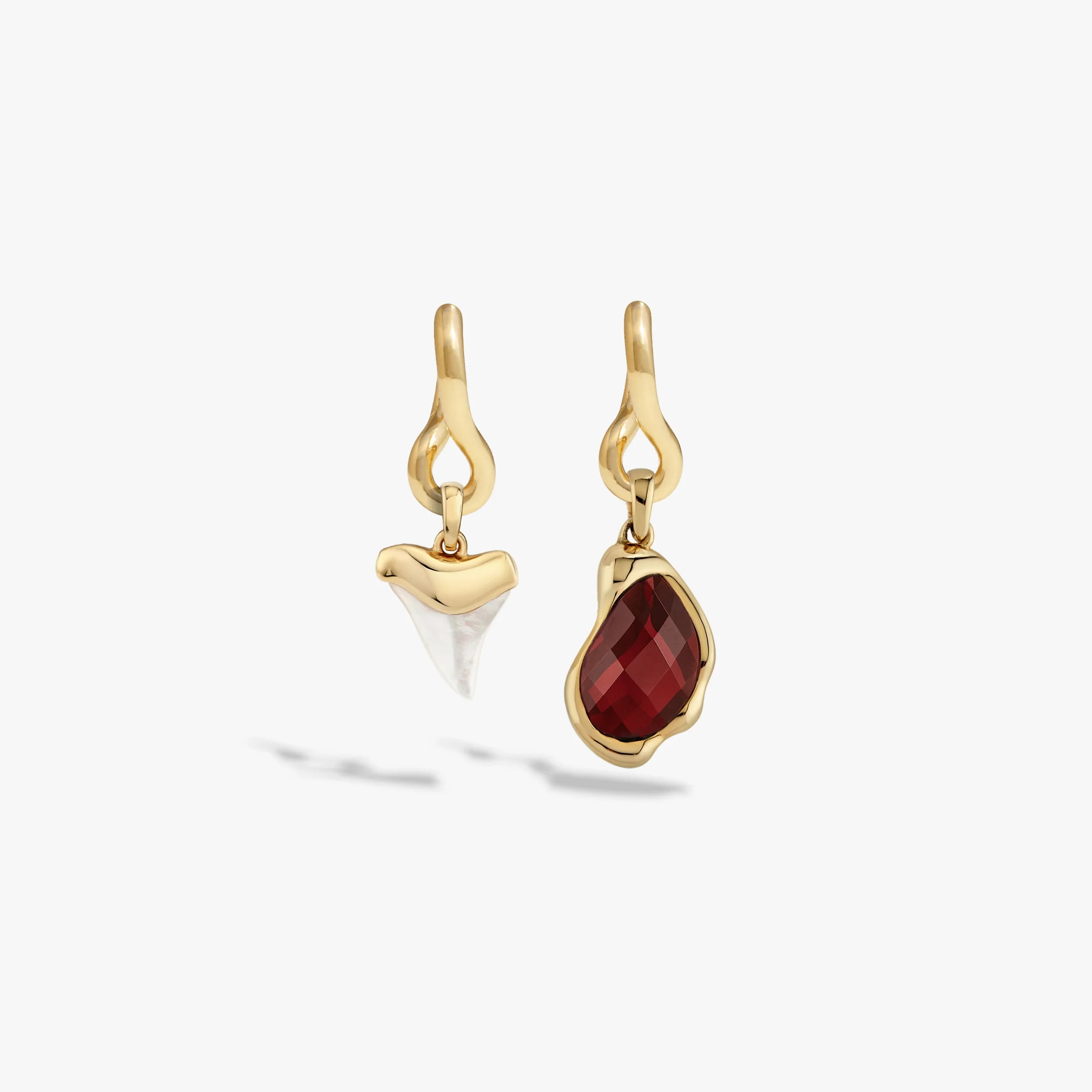 Molten Shark Tooth Earring Set - Image 3