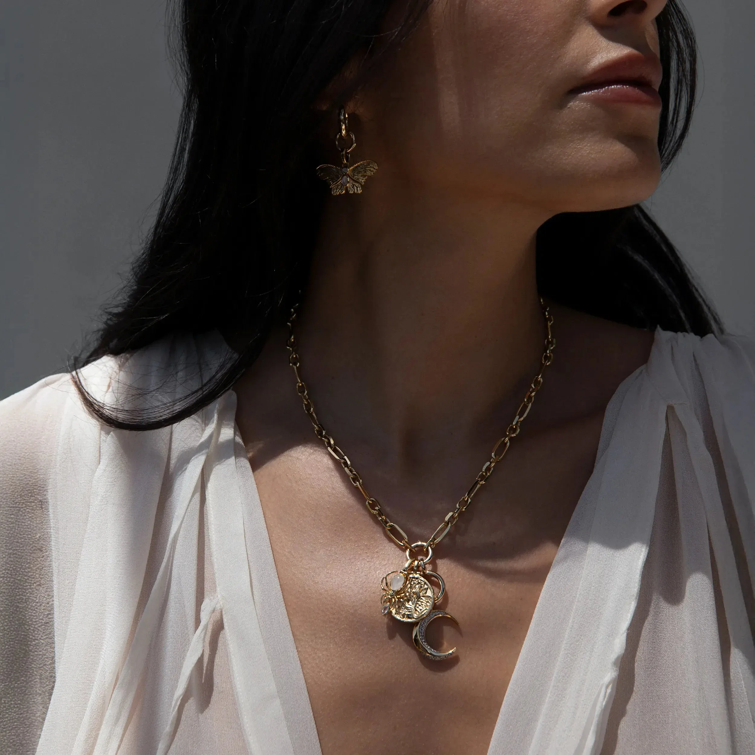 Moon Fairy Charm Necklace - Image 2