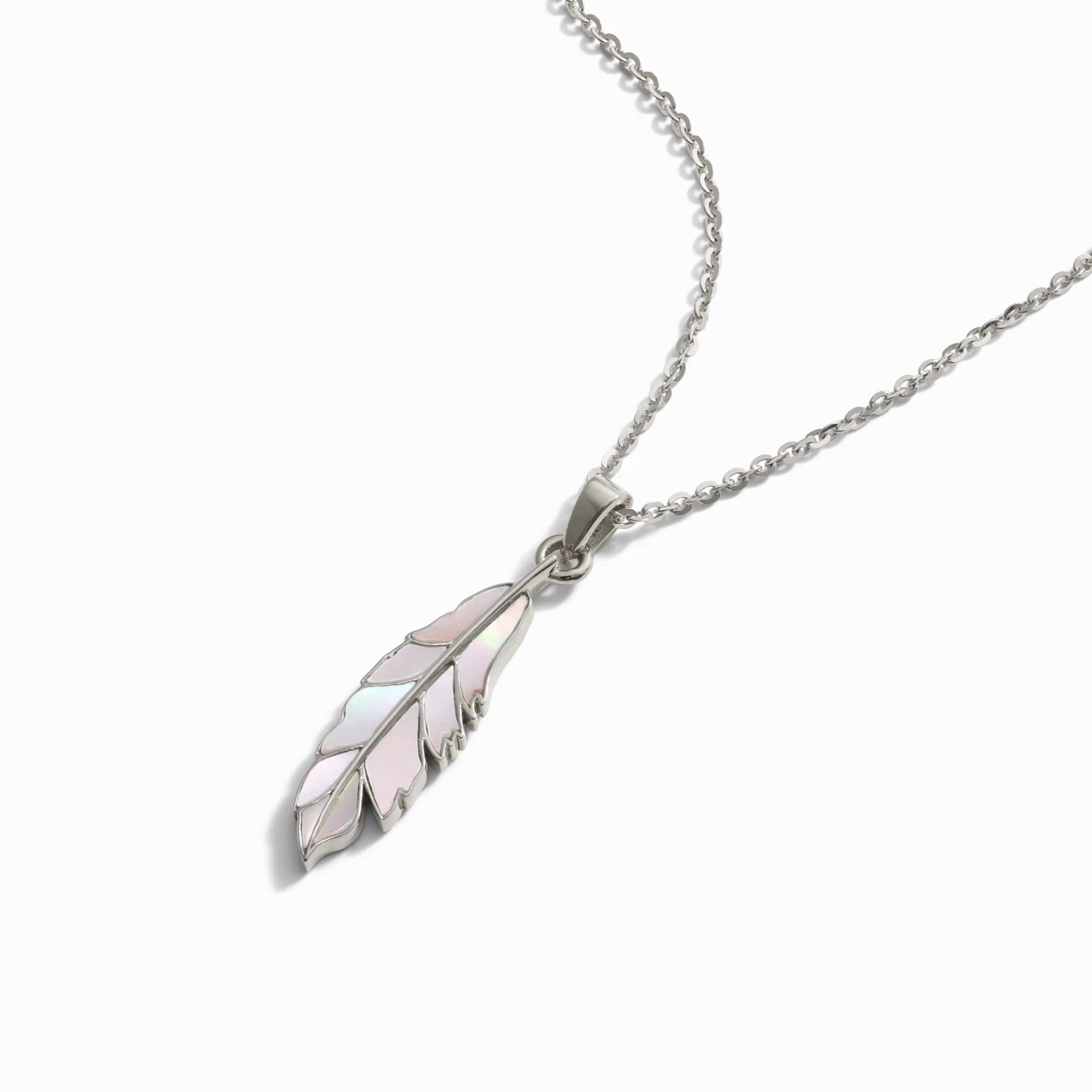 Mother of Pearl Feather Amulet - Image 4