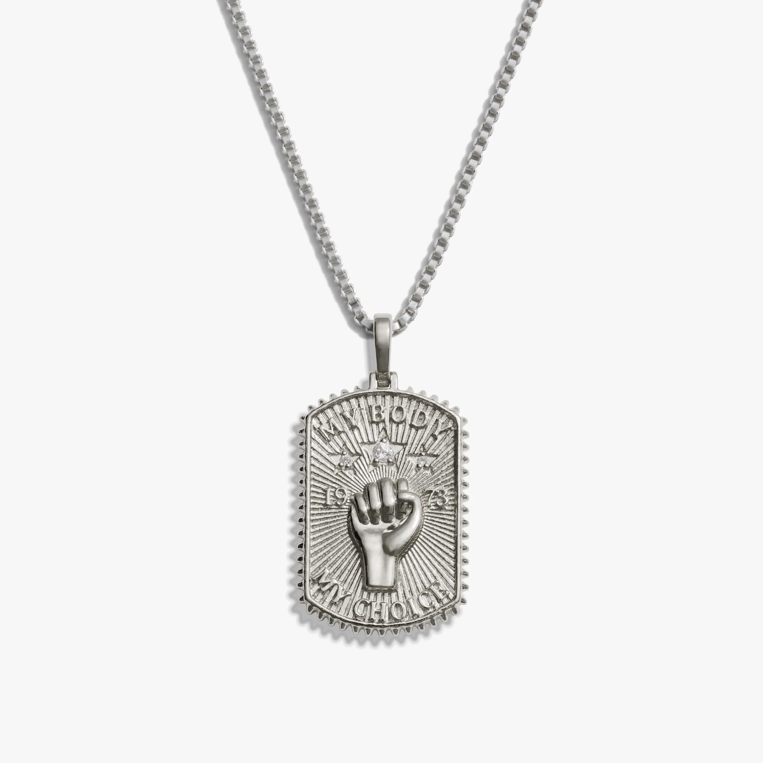 Pro Roe Dog Tag Necklace - Image 6
