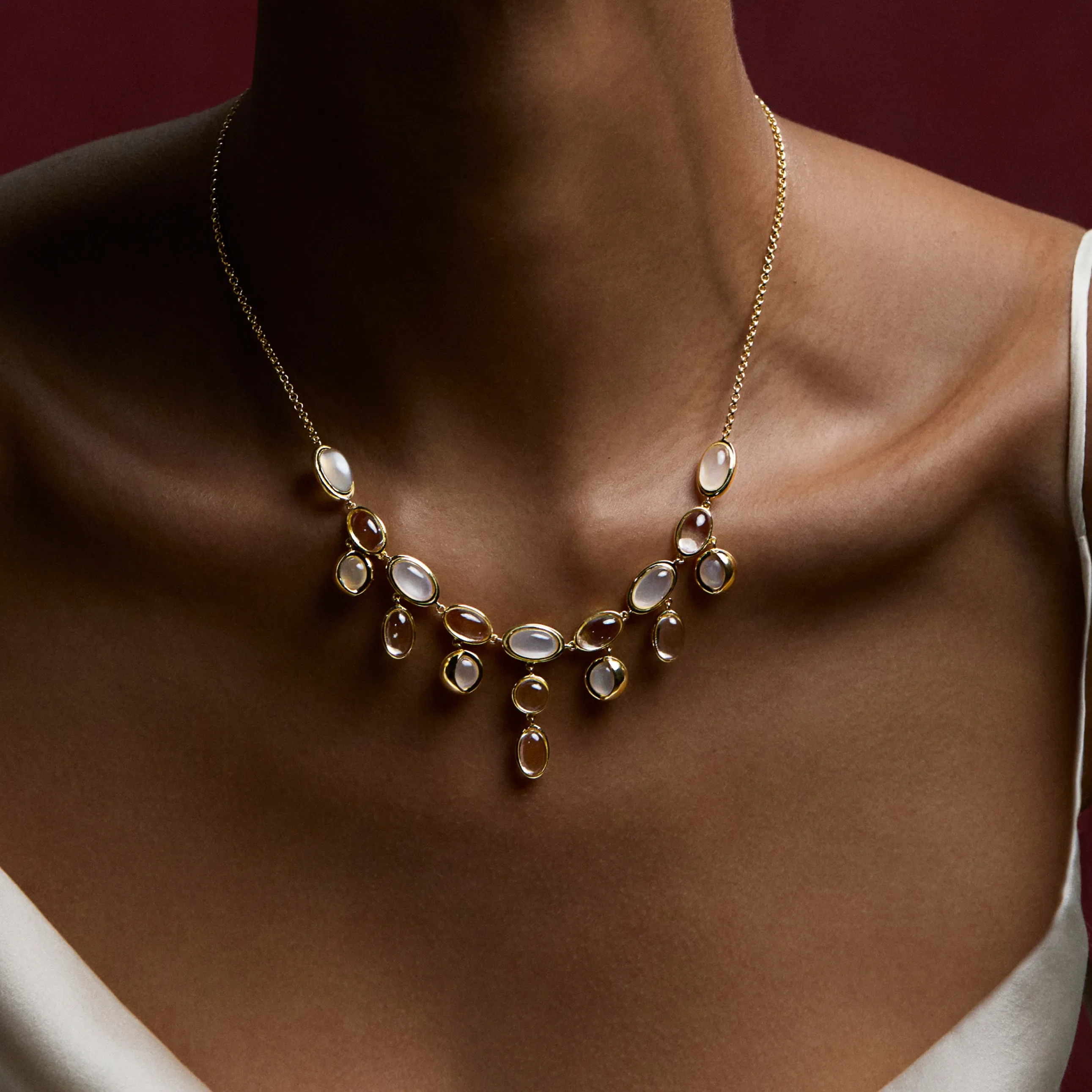 Midnight Reflection Collar Necklace - Image 4