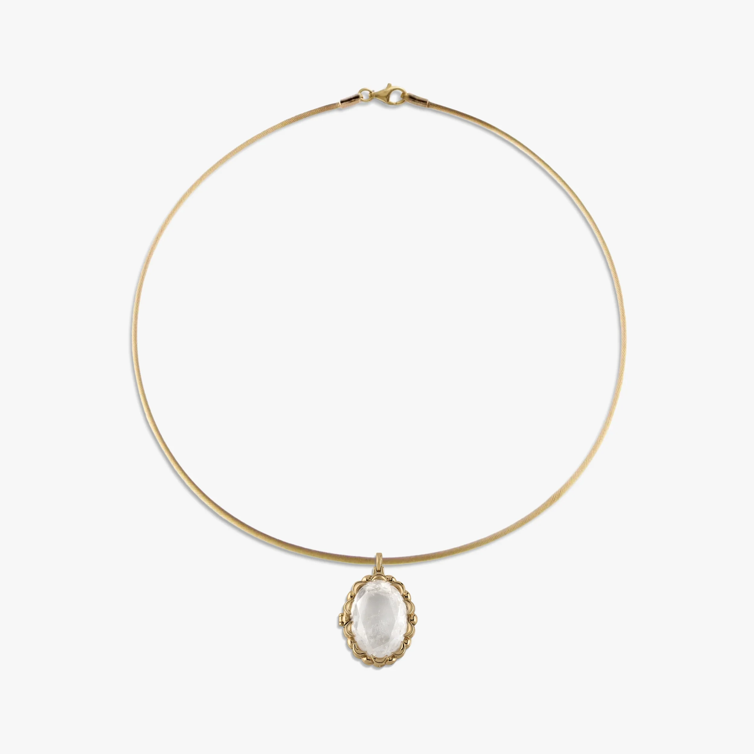Oracle Locket Charm Collar