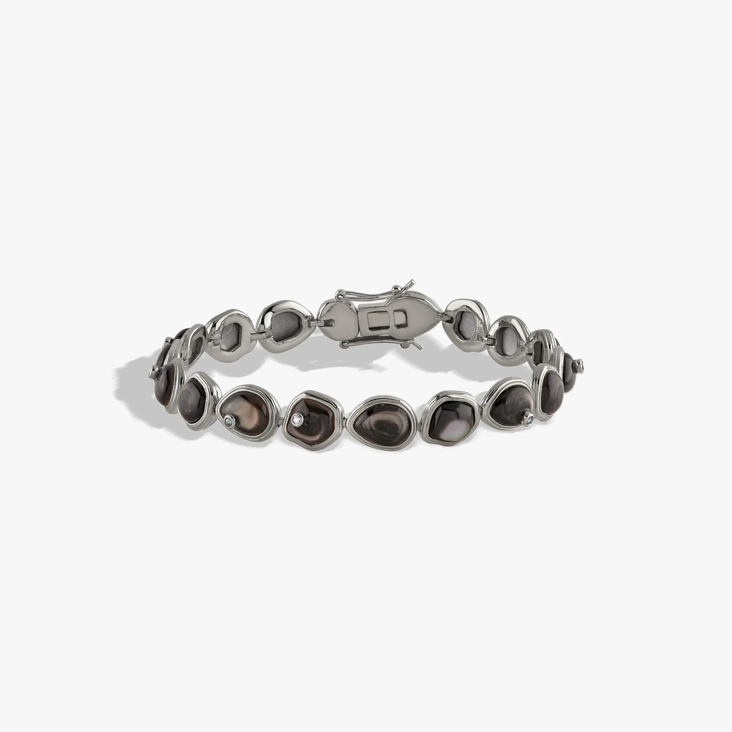 Organic Pearl Gemstone Tennis Bracelet - Image 10