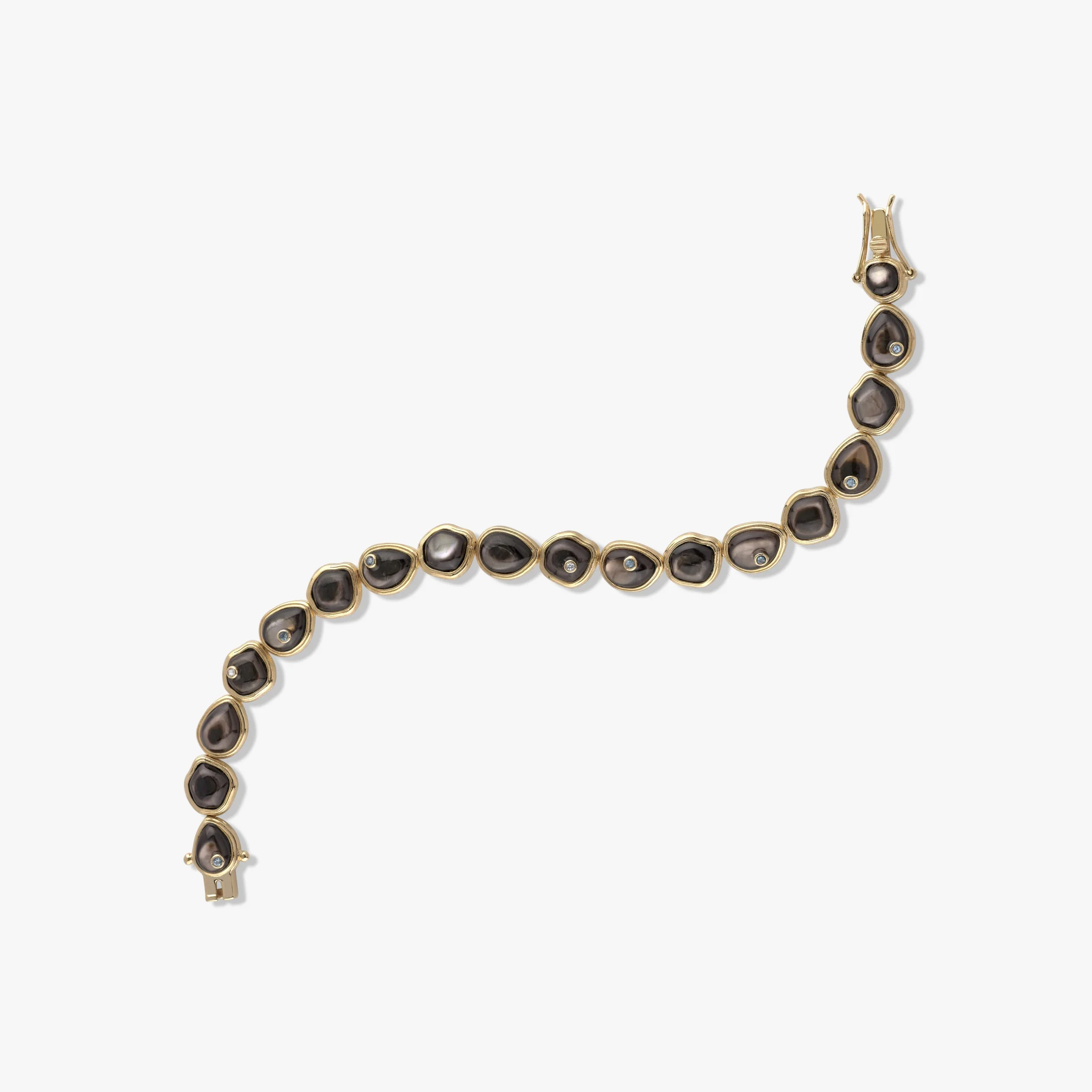 Organic Pearl Gemstone Tennis Bracelet - Image 11