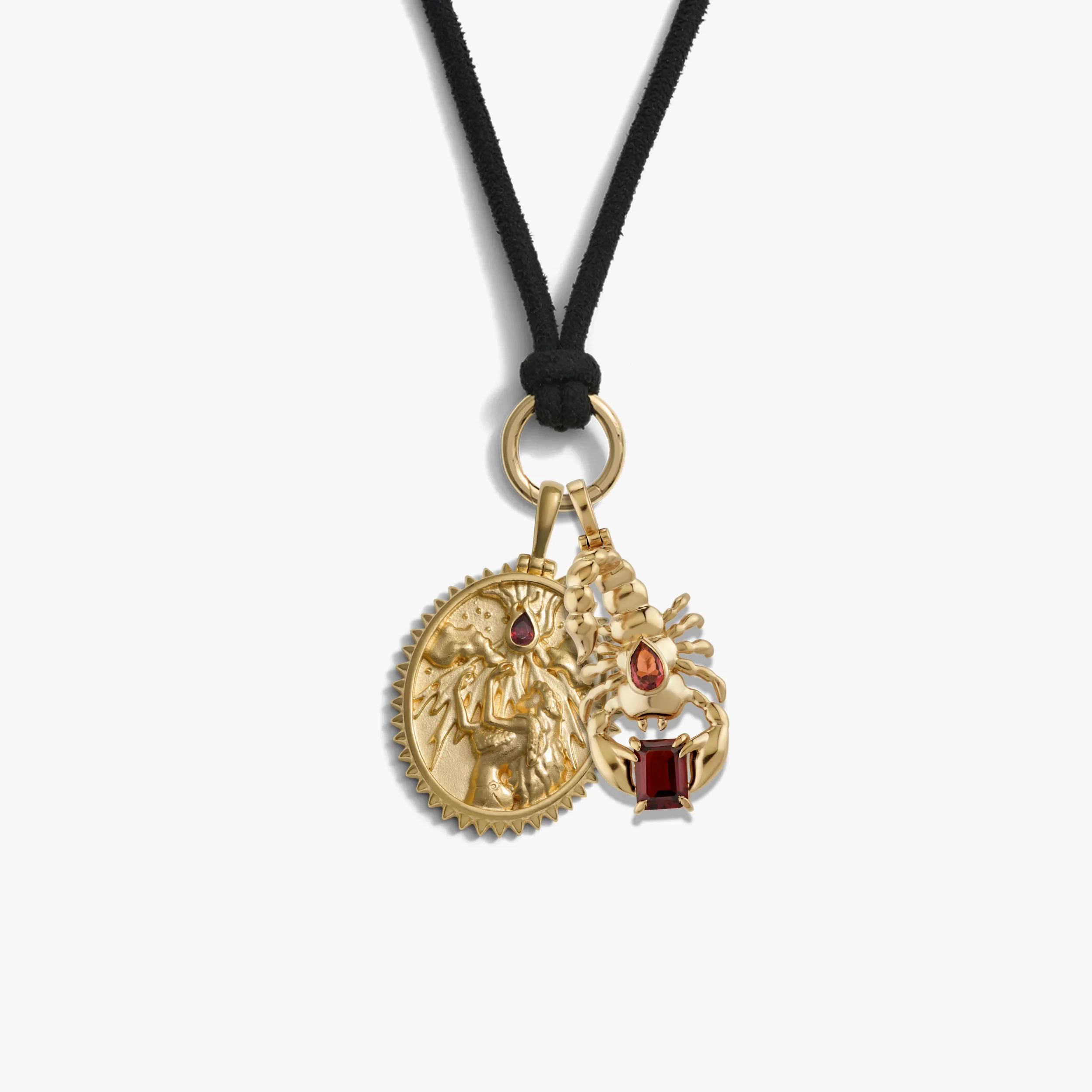 Pele Scorpion Cord Necklace Set