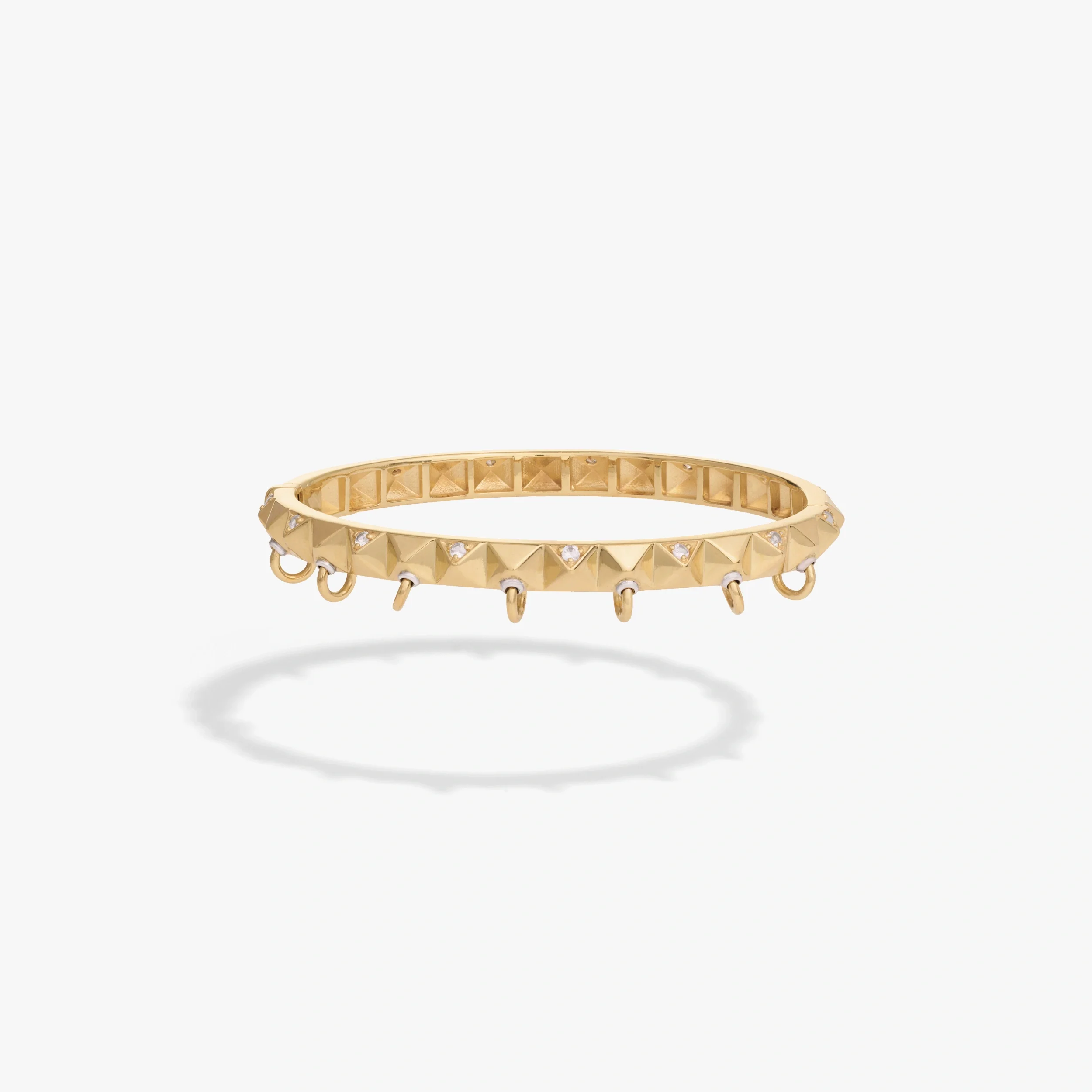 Sapphire Armor Hinge Cuff