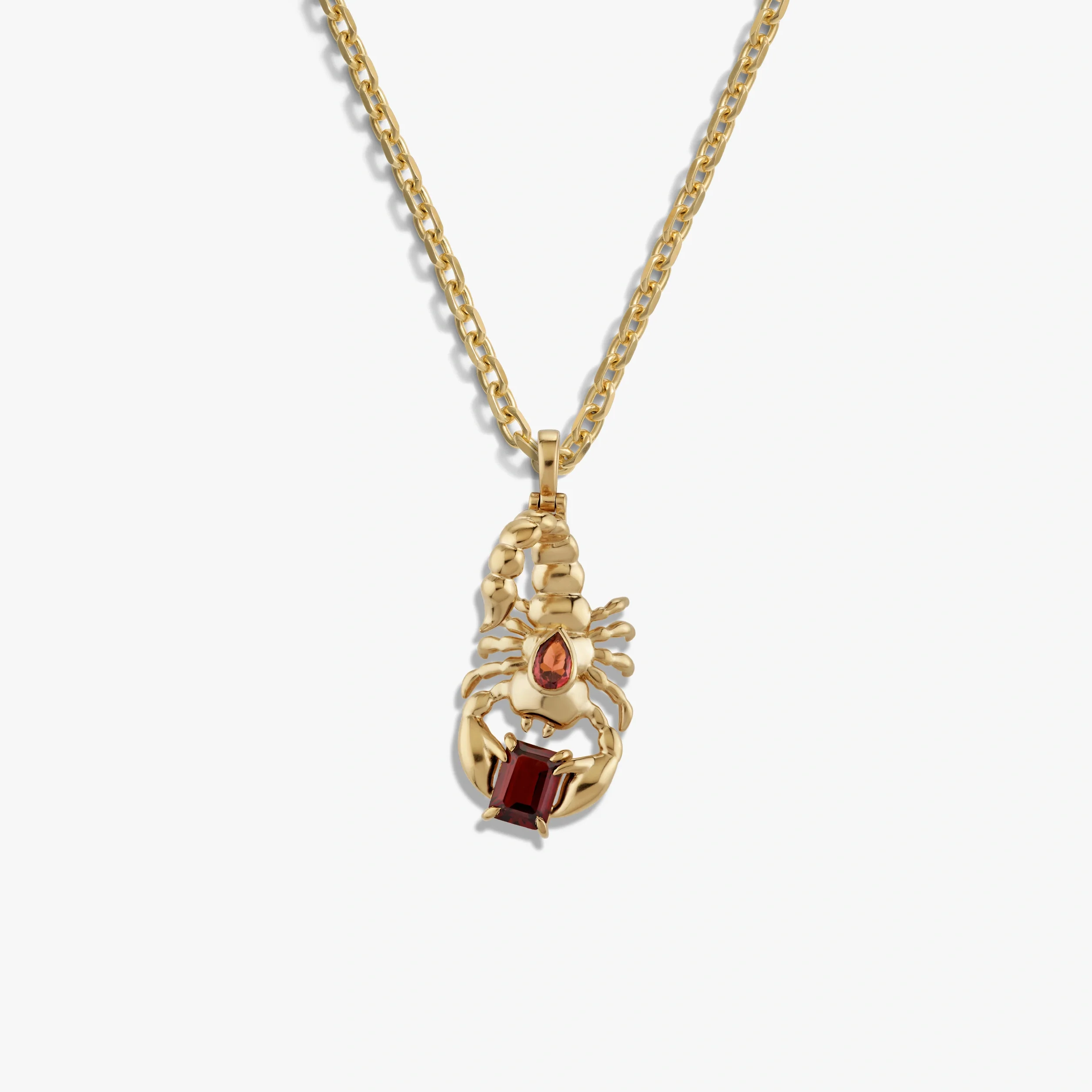 Gemstone Scorpion Necklace